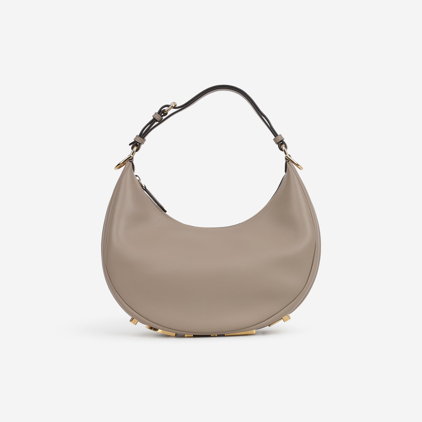 Small Fendigraphy - Taupe Smooth Calfskin | Gold Hardware