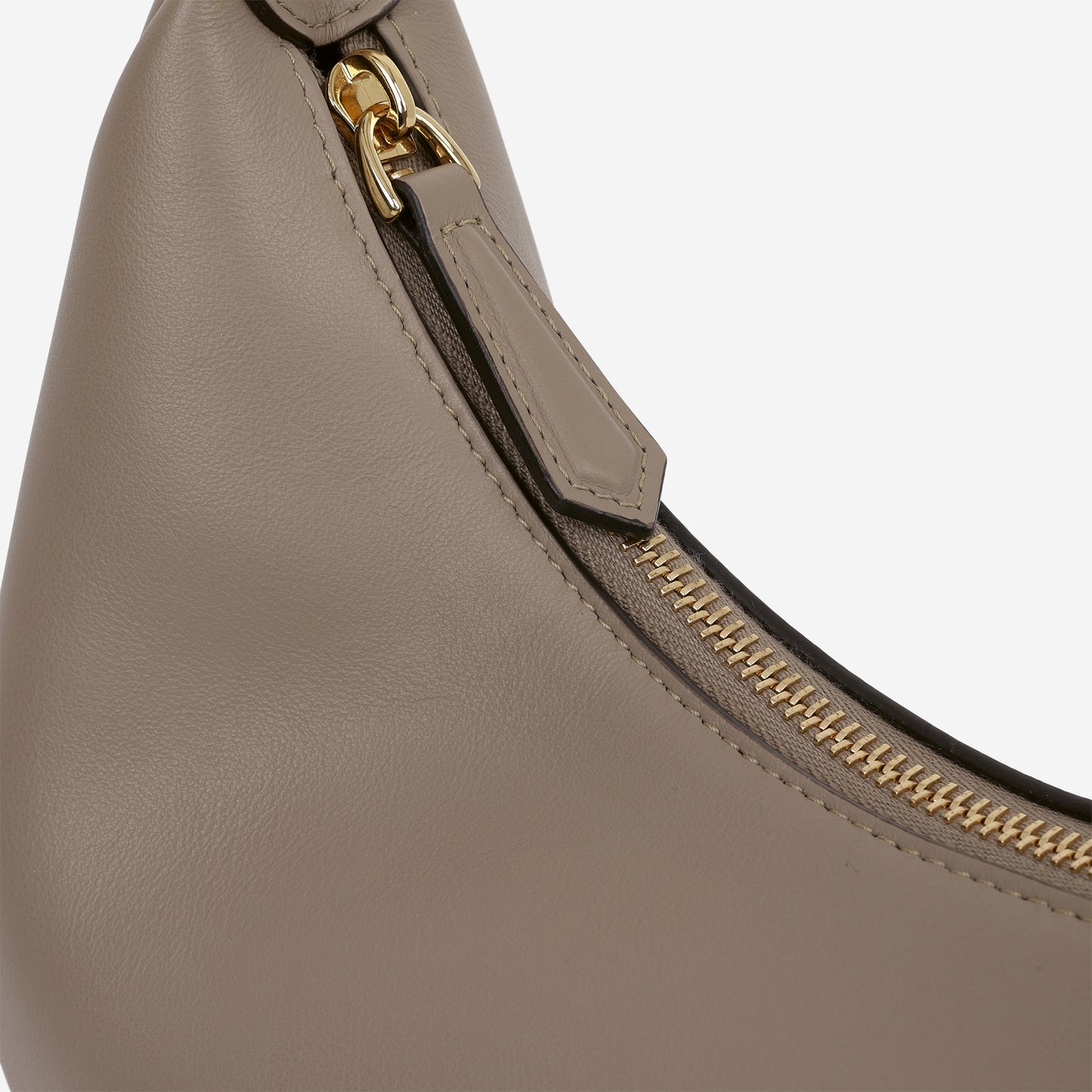 Small Fendigraphy - Taupe Smooth Calfskin | Gold Hardware