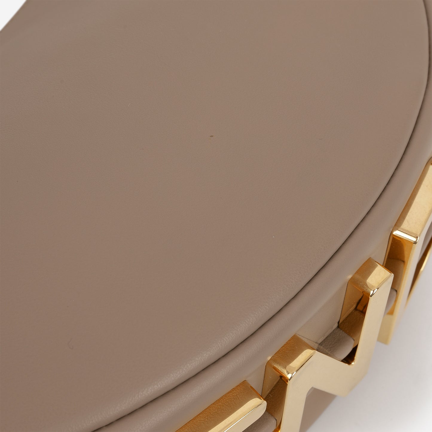 Small Fendigraphy - Taupe Smooth Calfskin | Gold Hardware