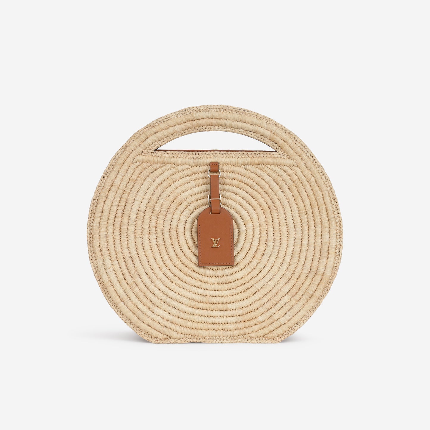 Louis Vuitton Around Me MM - Natural Raffia / Brown Calfskin | Gold Hardware