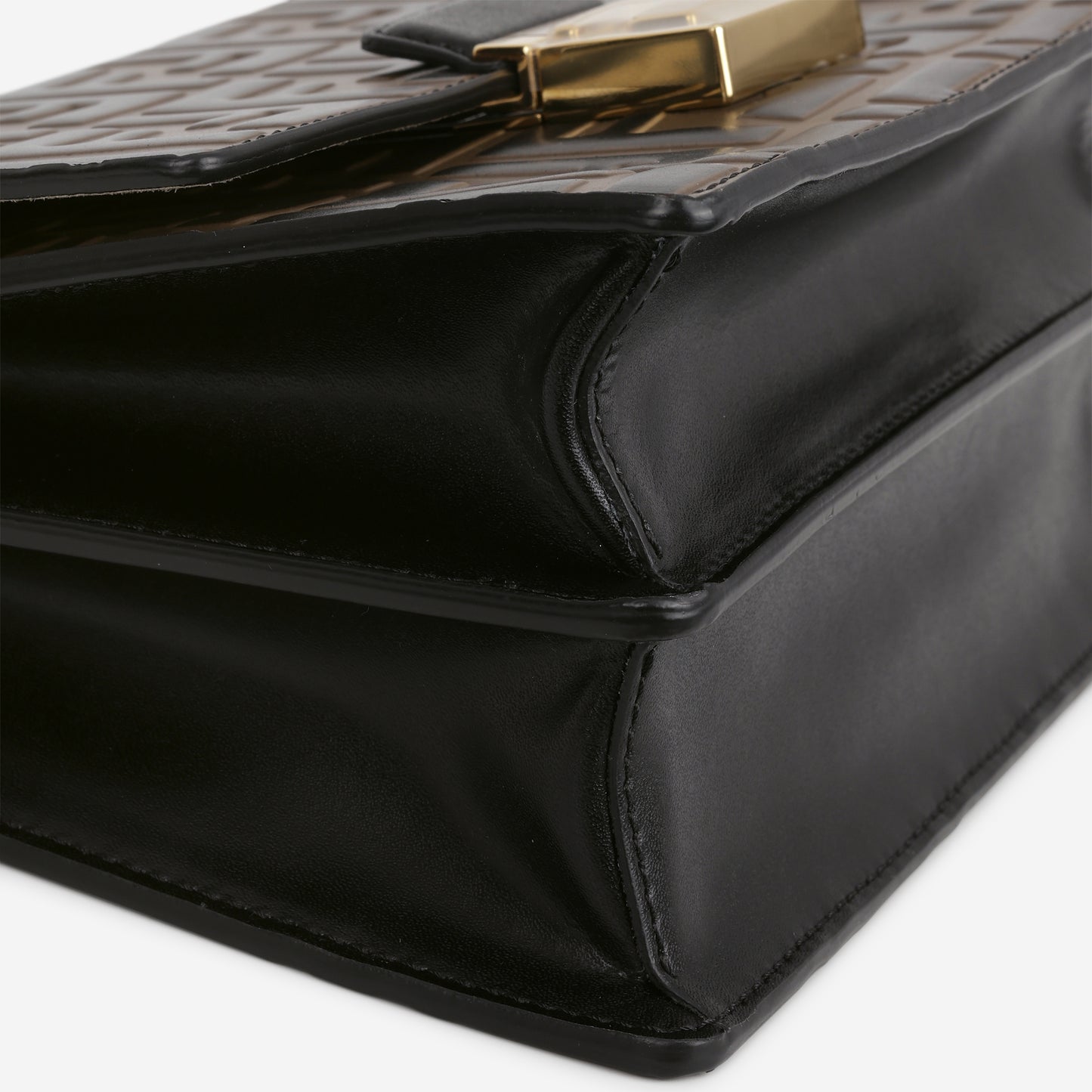 Fendi Small Kan U - Brown Zucca Calfskin | Gold Hardware