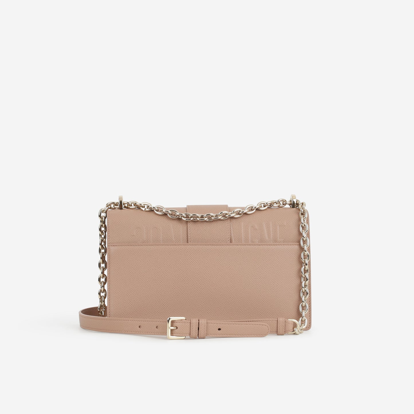 Christian Dior 30 Montaigne Shoulder Bag - Blush Grained Calfskin | Champagne Gold Hardware