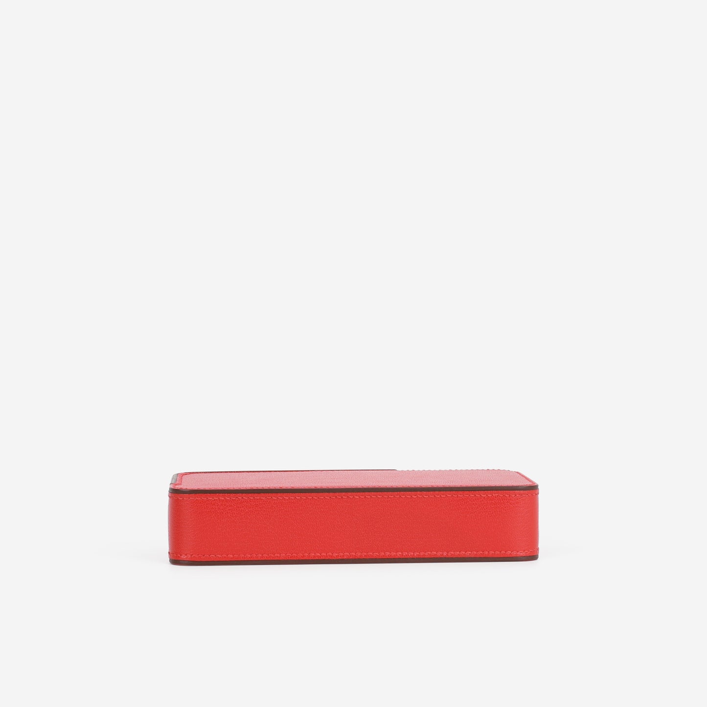 Hermès Sanglons Clutch - Rouge de Coeur Chèvre | Palladium Hardware