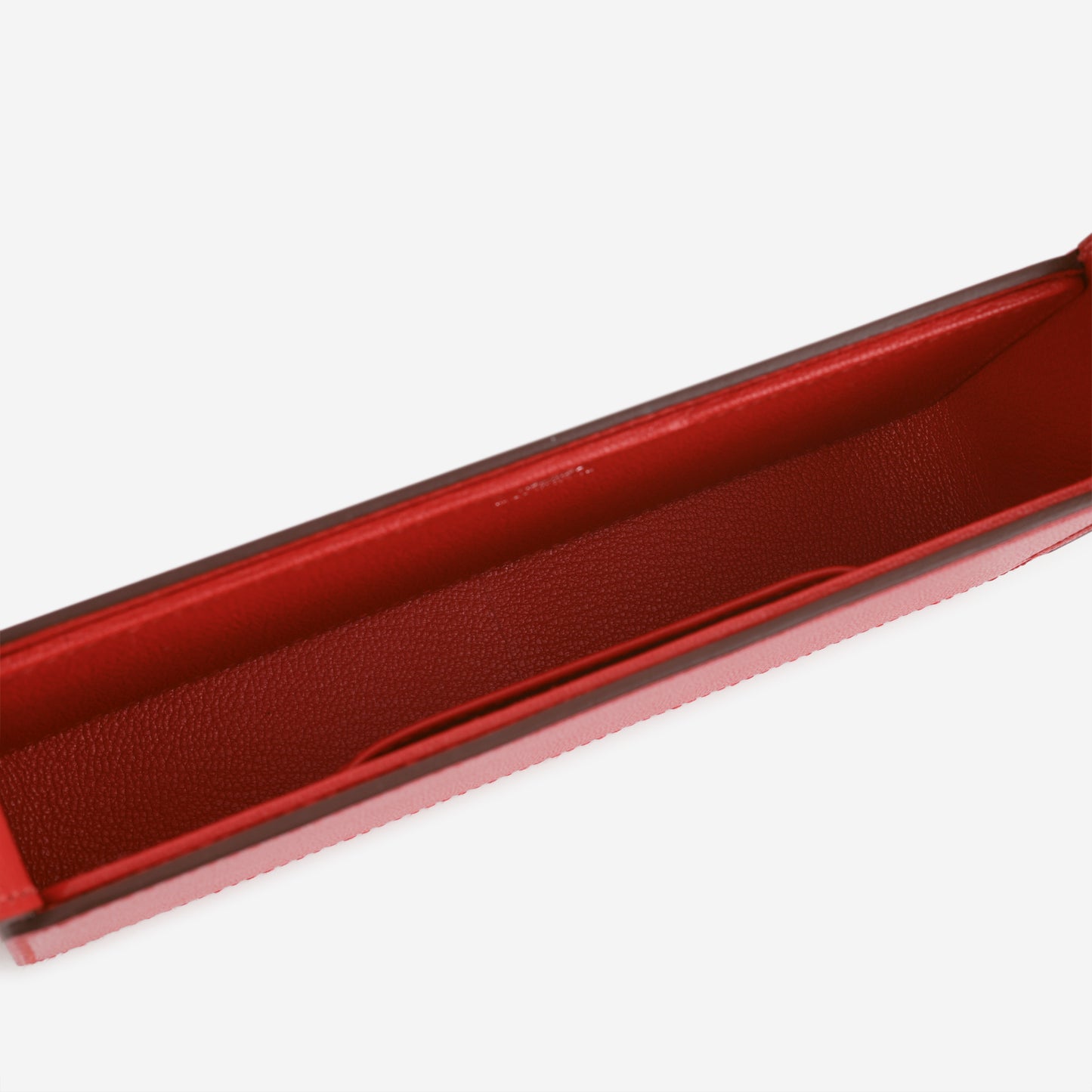 Hermès Sanglons Clutch - Rouge de Coeur Chèvre | Palladium Hardware