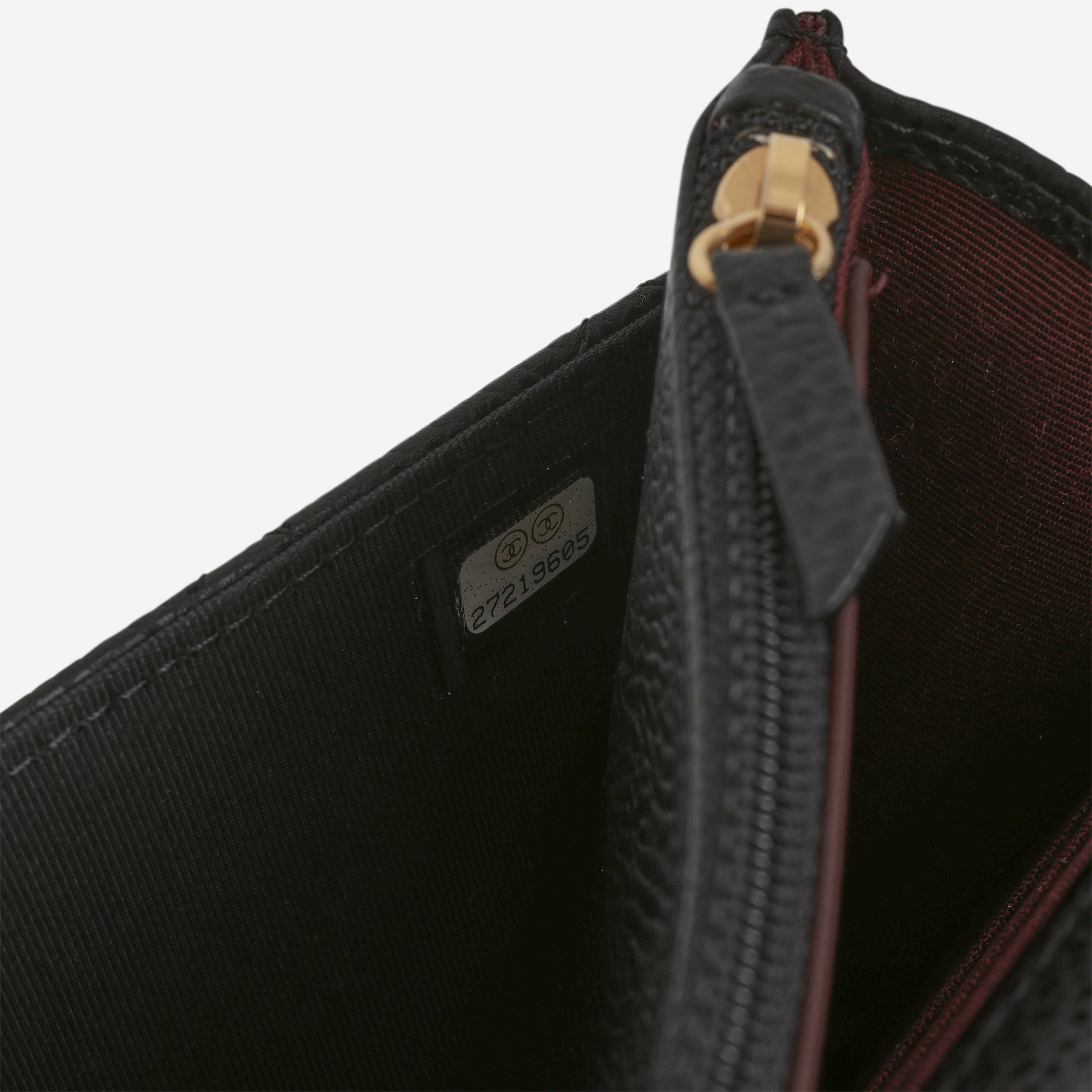 Chanel Classic Wallet on Chain - Black Caviar | Gold Hardware - Bagista