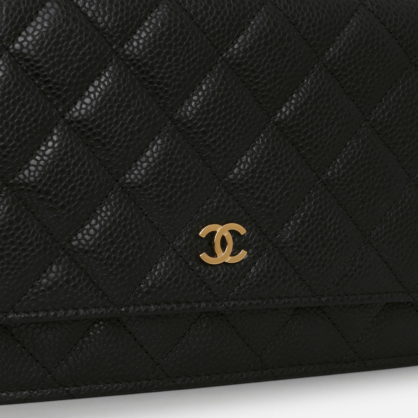 Chanel Classic Wallet on Chain - Black Caviar | Gold Hardware - Bagista
