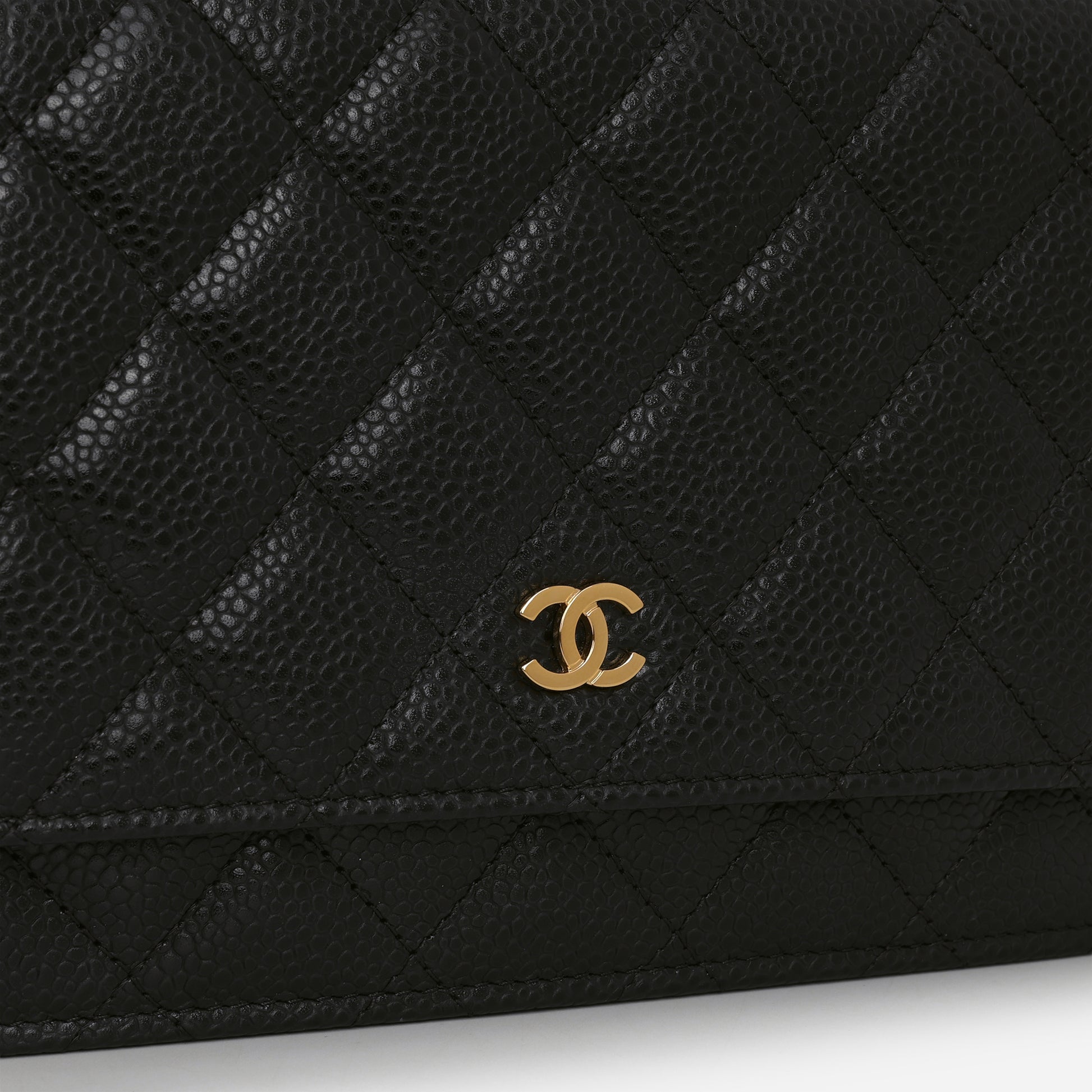 Chanel Classic Wallet on Chain - Black Caviar | Gold Hardware - Bagista