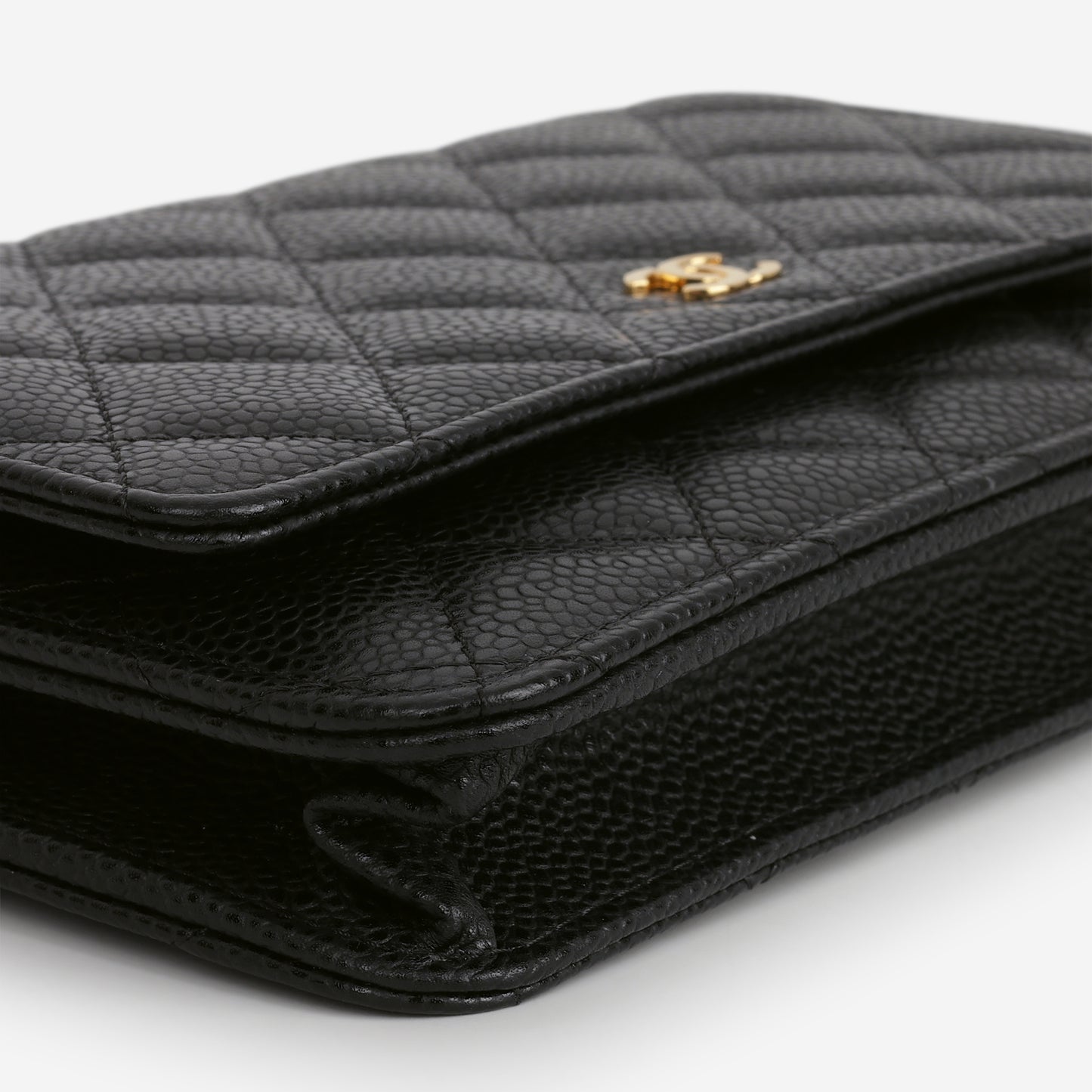 Chanel Classic Wallet on Chain - Black Caviar | Gold Hardware - Bagista