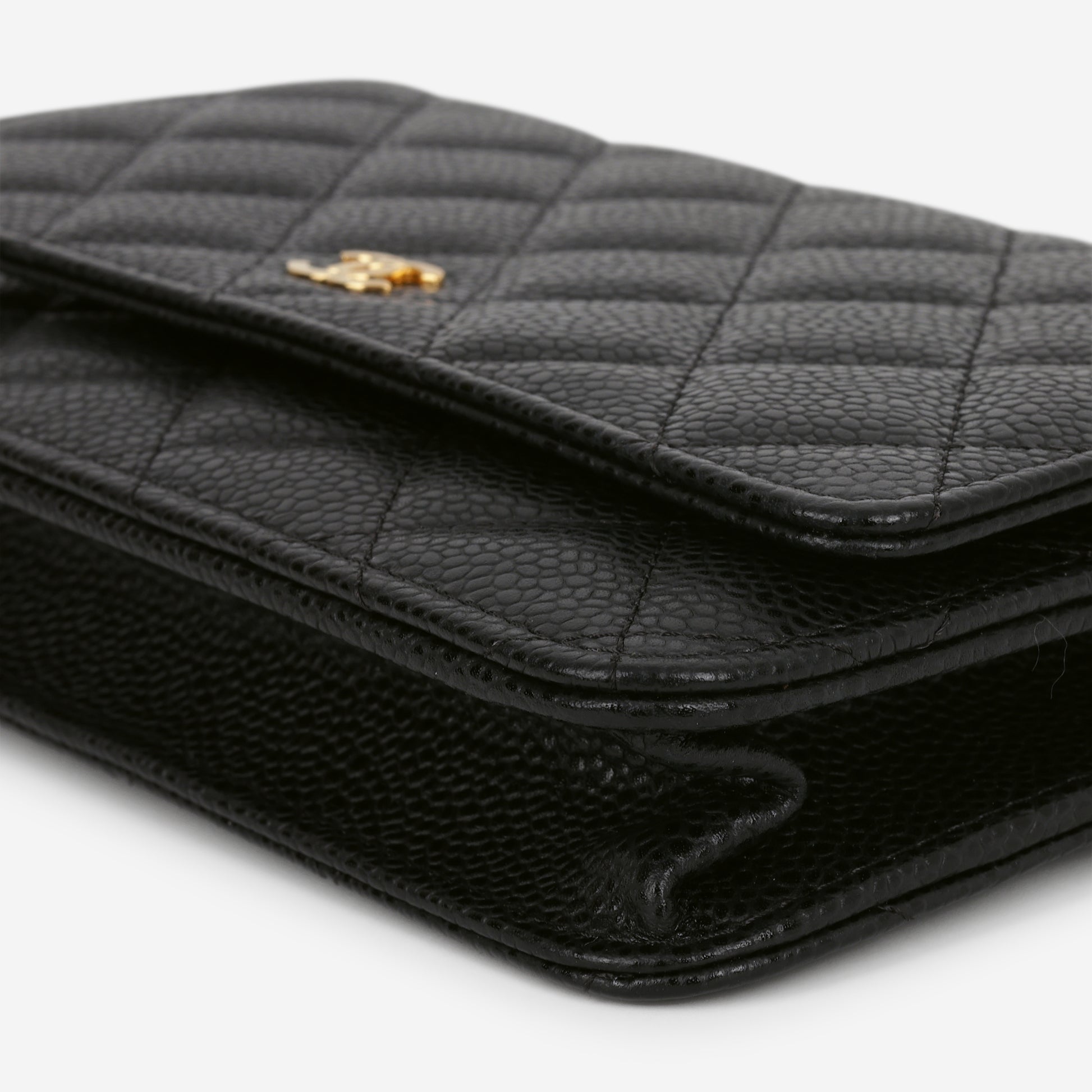 Chanel Classic Wallet on Chain - Black Caviar | Gold Hardware - Bagista