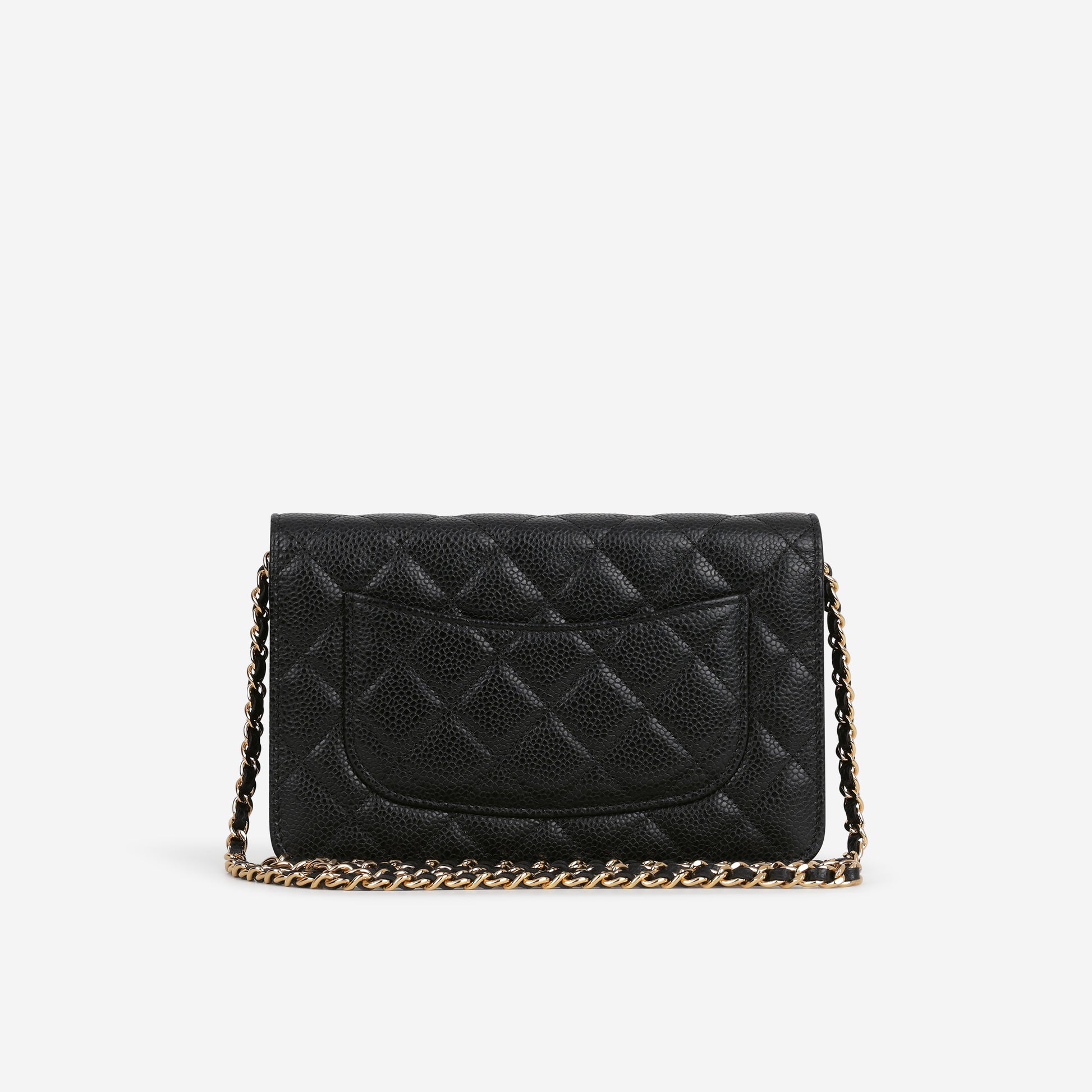 Chanel Classic Wallet on Chain - Black Caviar | Gold Hardware - Bagista