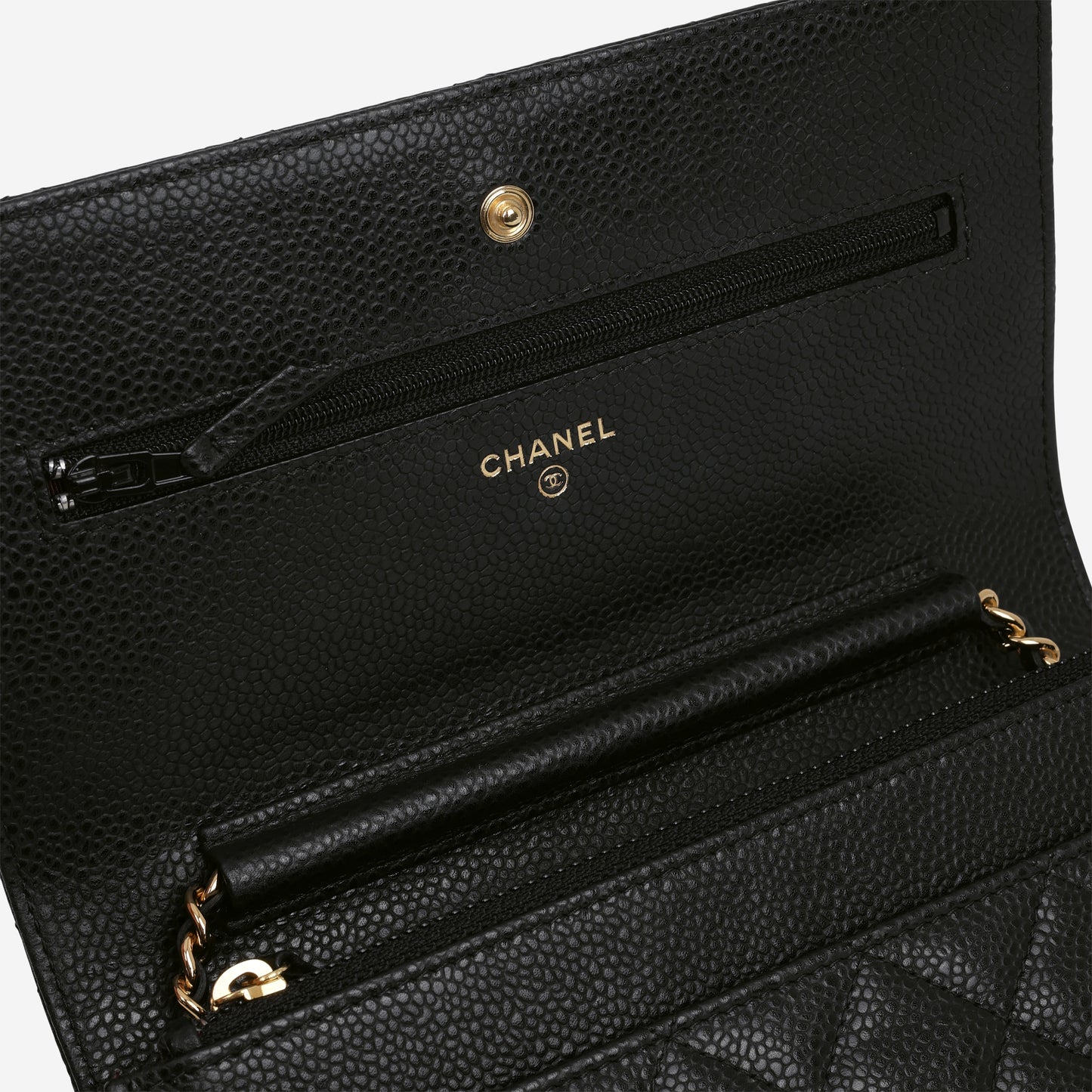 Chanel Classic Wallet on Chain - Black Caviar | Gold Hardware - Bagista