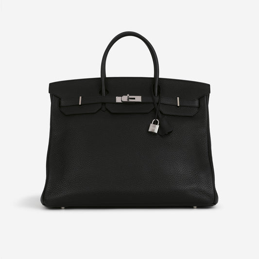 Hermès Birkin 40 - Black Togo | Palladium Hardware