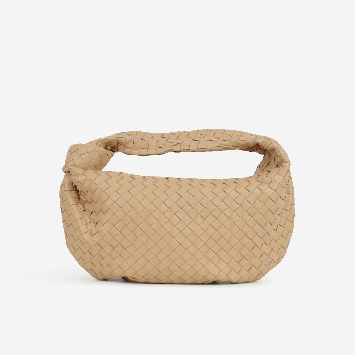 Bottega Veneta Teen Jodie - Beige Intrecciato | Gold Hardware
