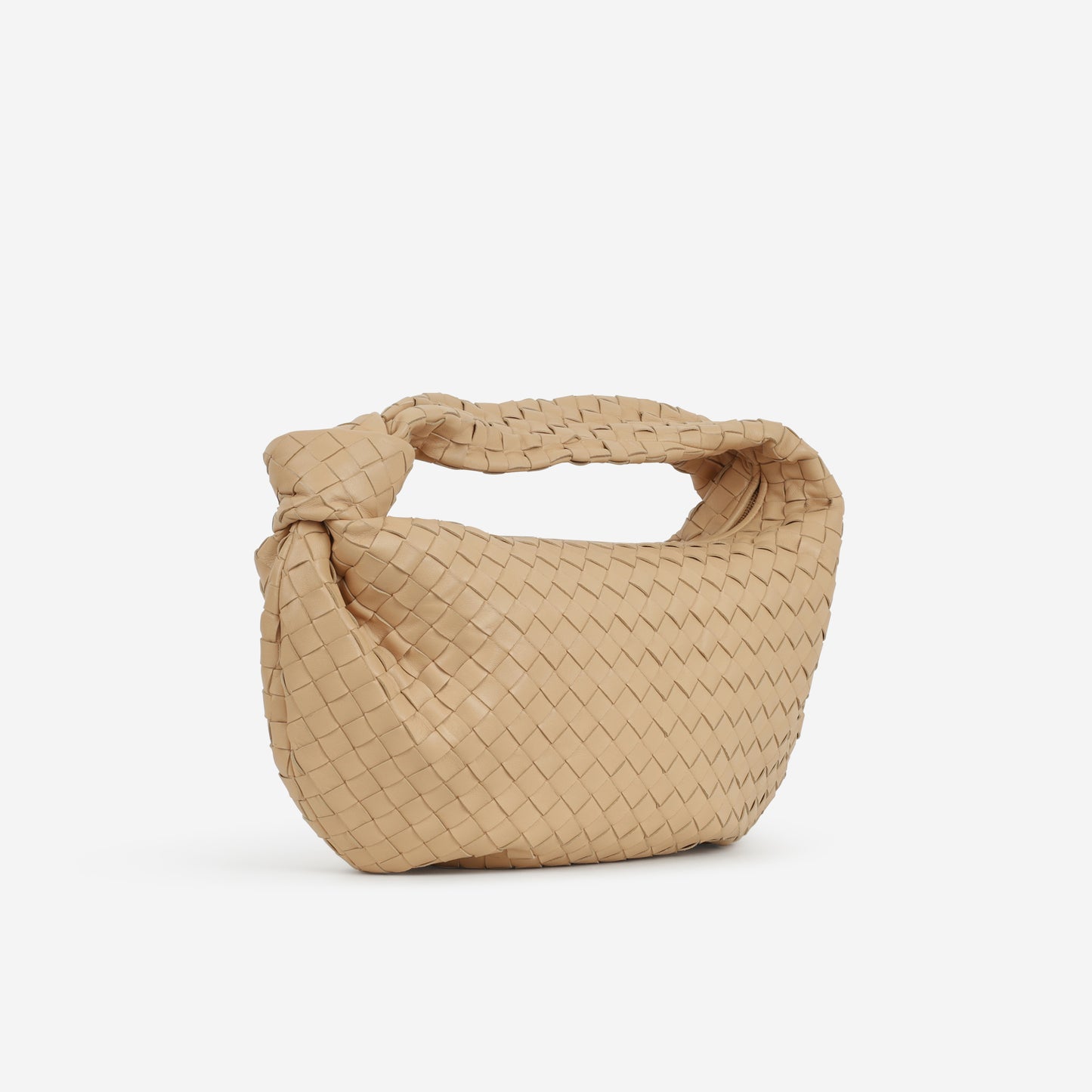 Bottega Veneta Teen Jodie - Beige Intrecciato | Gold Hardware