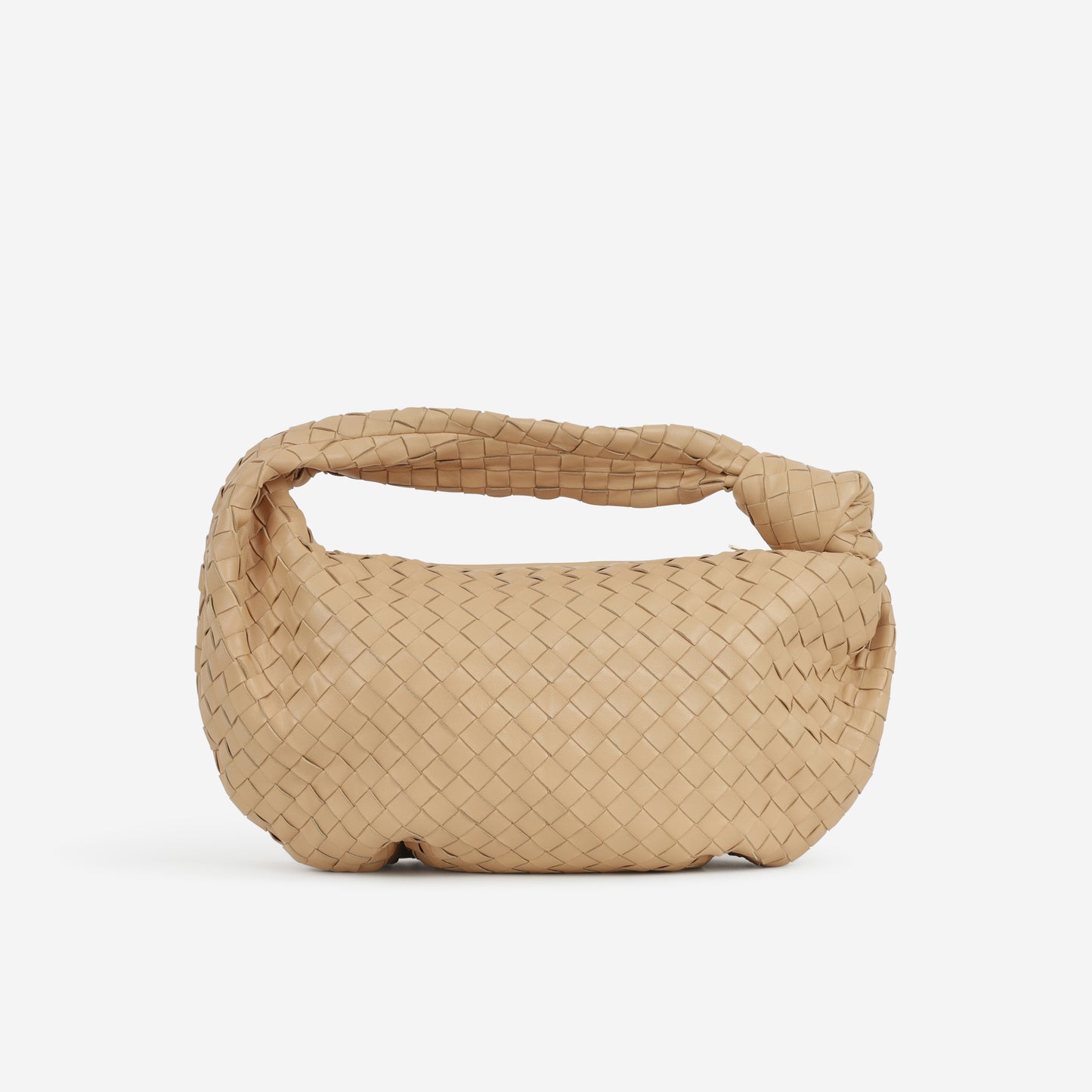 Bottega Veneta Teen Jodie - Beige Intrecciato | Gold Hardware