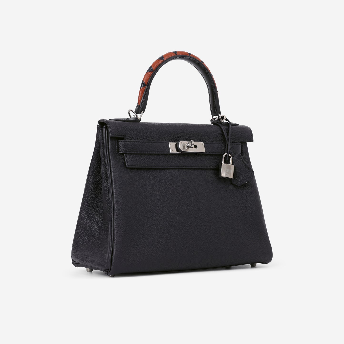 Hermès Kelly 28 AU Galop - Bleu Indigo Togo / Cuivre | Palladium Hardware