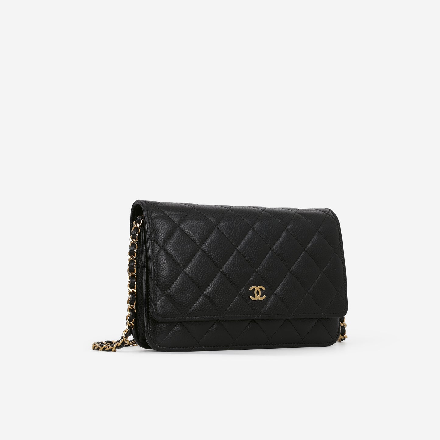 Chanel Classic Wallet on Chain - Black Caviar | Gold Hardware