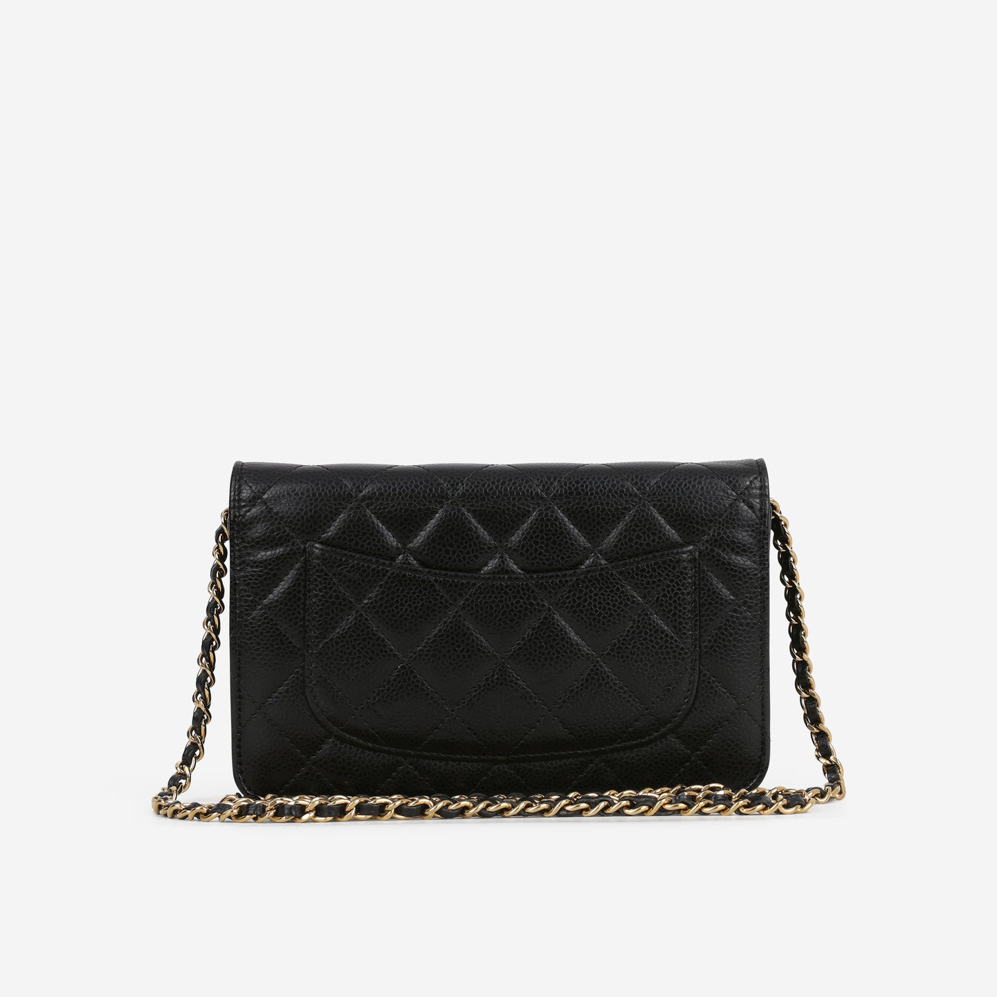 Chanel Classic Wallet on Chain - Black Caviar | Gold Hardware