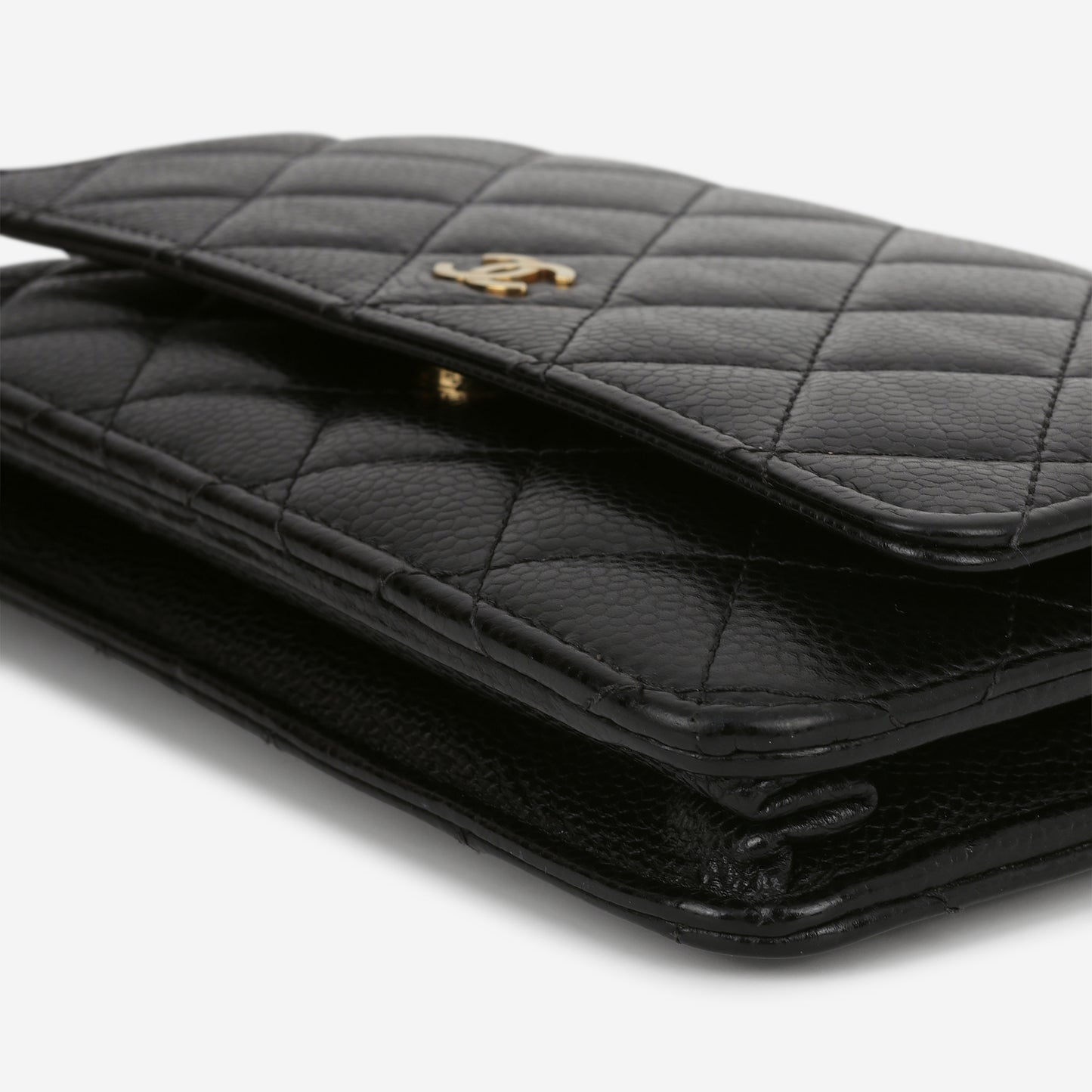 Chanel Classic Wallet on Chain - Black Caviar | Gold Hardware
