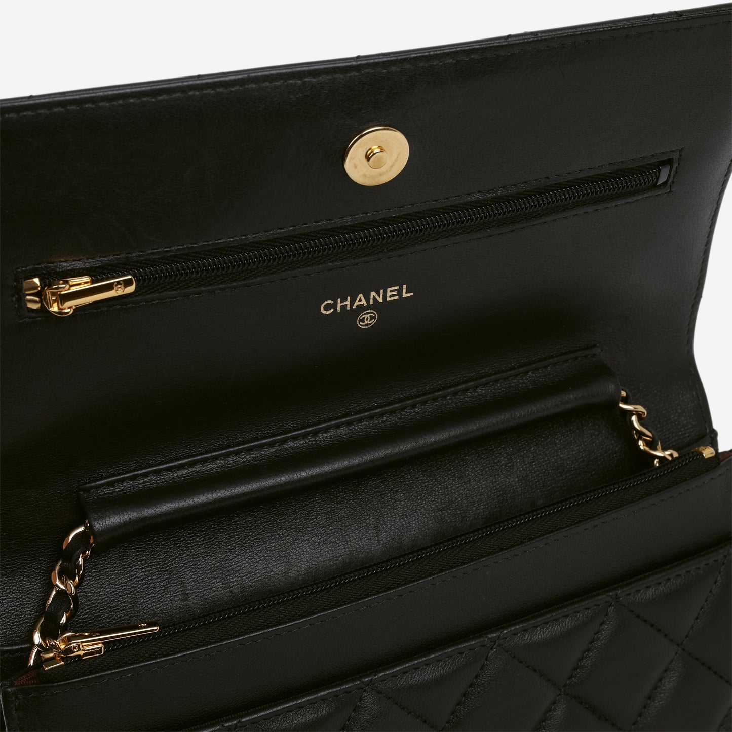 Chanel Seasonal WOC - Black Lambskin | Gold Hardware