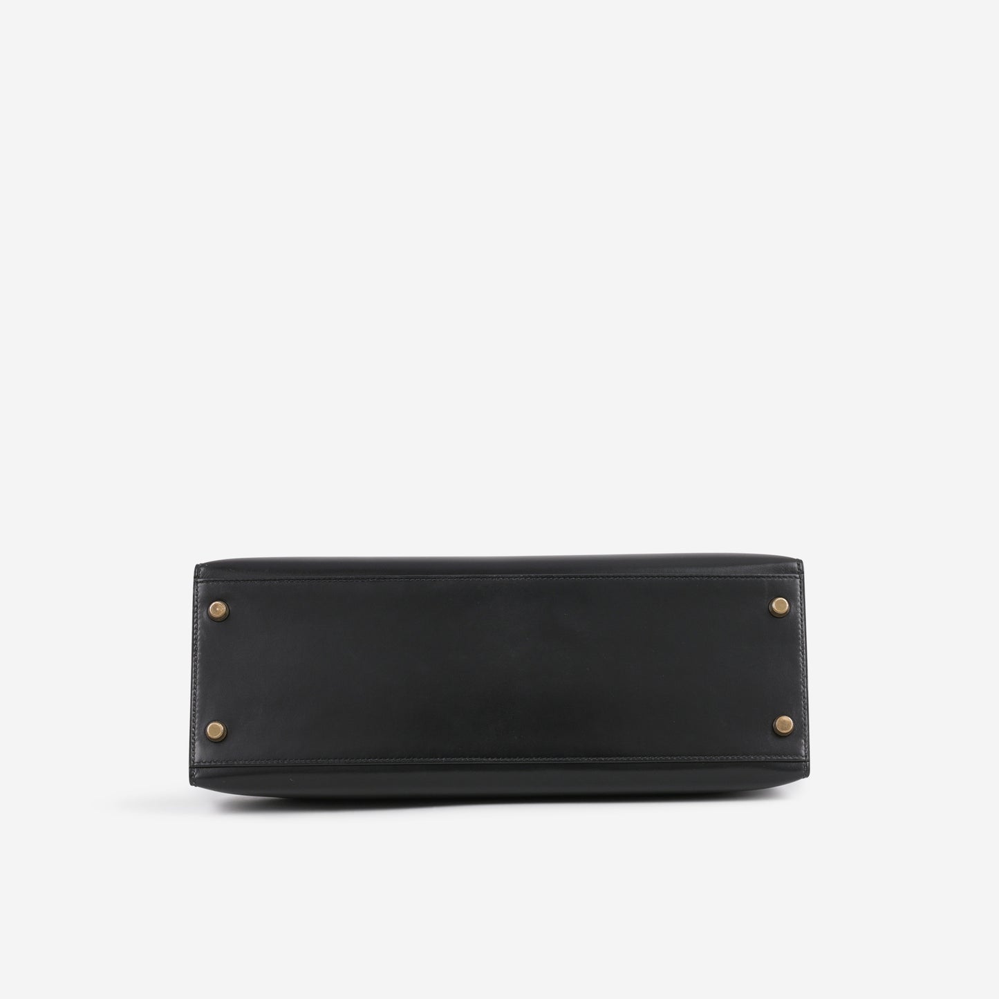Hermès Vintage Kelly 32 Sellier - Noir Box | Gold Hardware