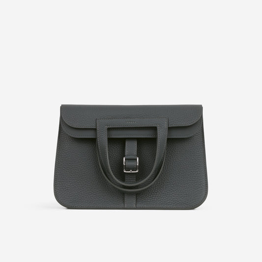 Hermès Halzan 25 - Vert Mangrove Clemence | Palladium Hardware
