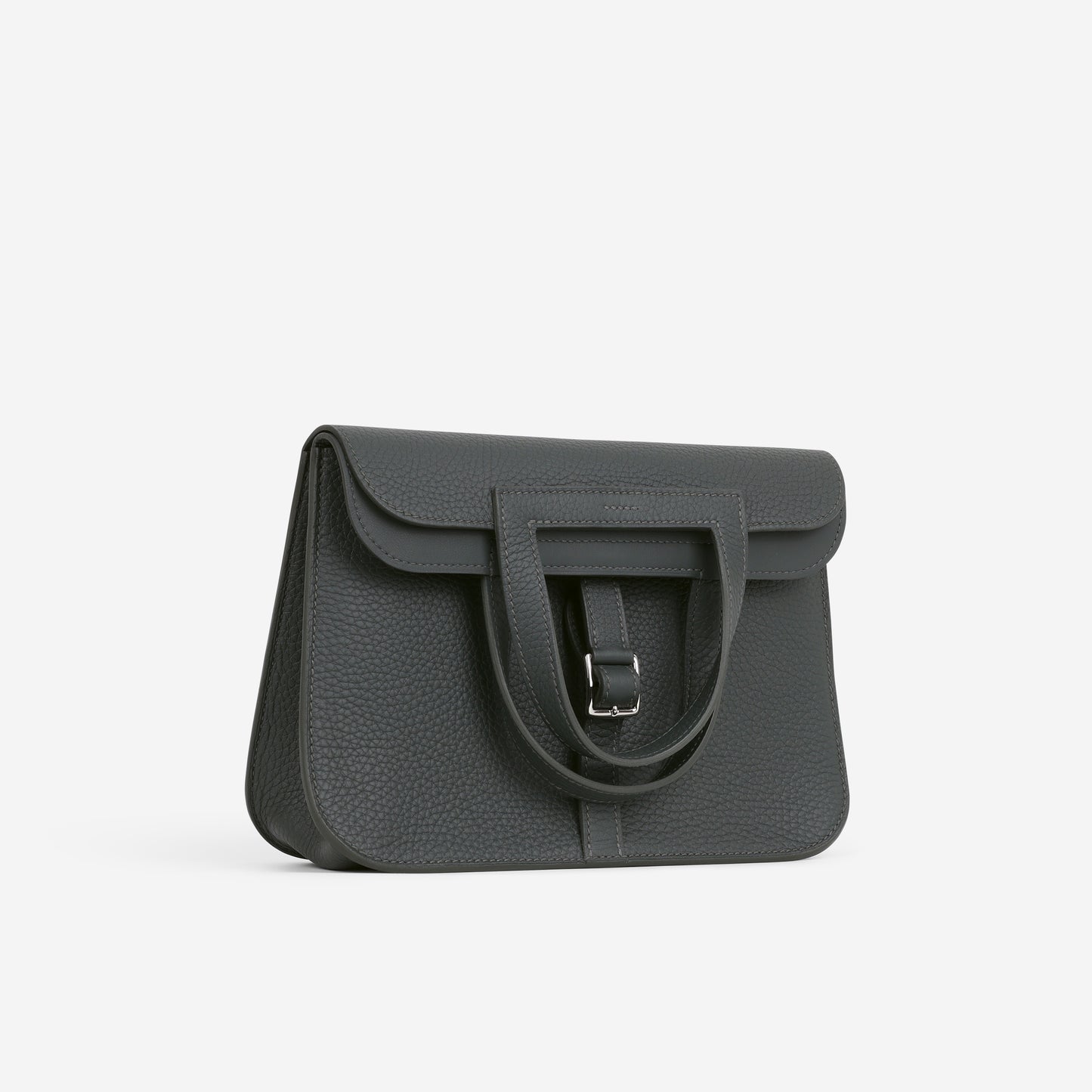 Hermès Halzan 25 - Vert Mangrove Clemence | Palladium Hardware