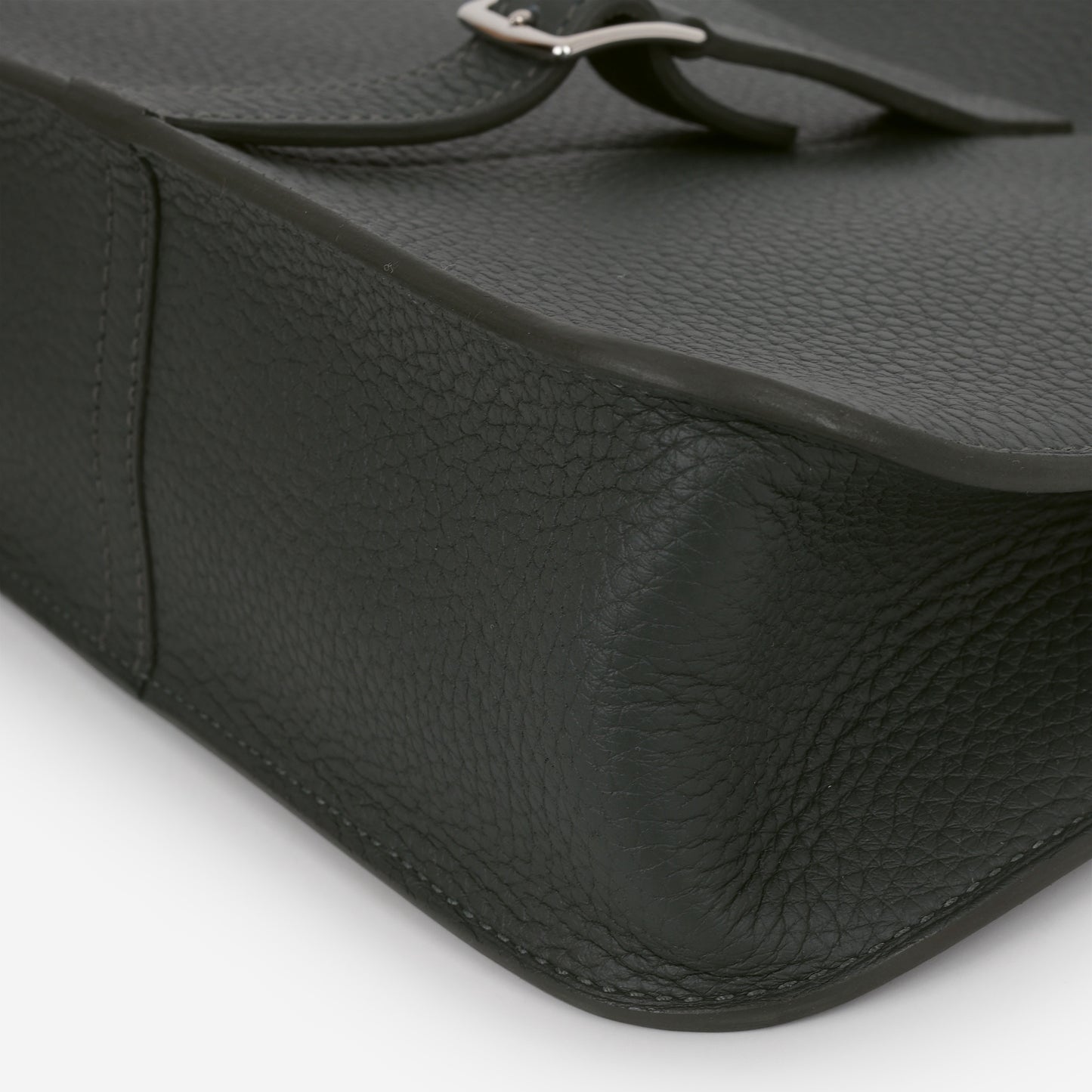 Hermès Halzan 25 - Vert Mangrove Clemence | Palladium Hardware