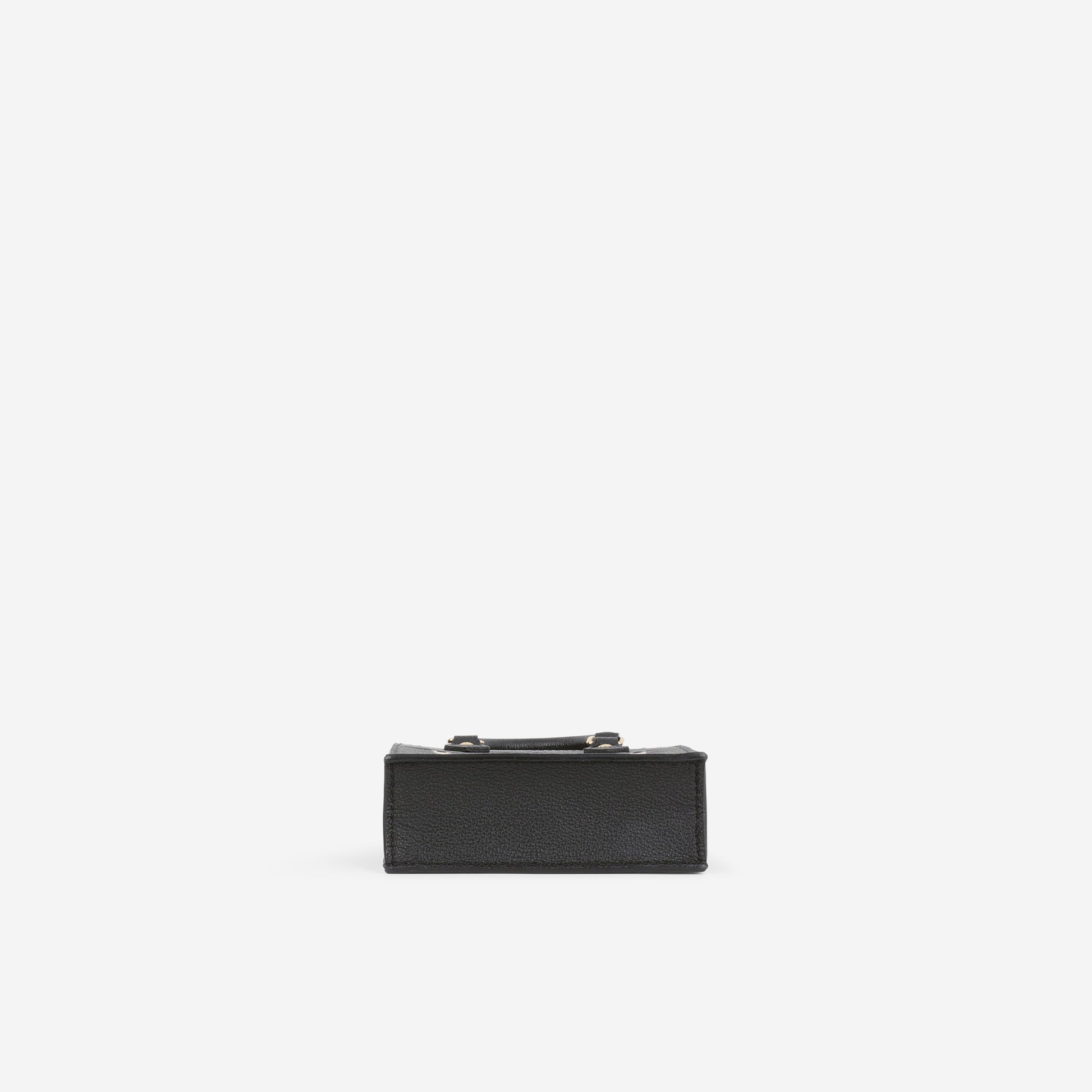 Louis Vuitton Petit Sac Plat - Black / Beige Empreinte | Gold Hardware - Bagista