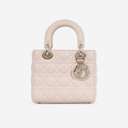 Dior ABCDior - Small Pale Pink Lambskin | Champagne Gold Hardware