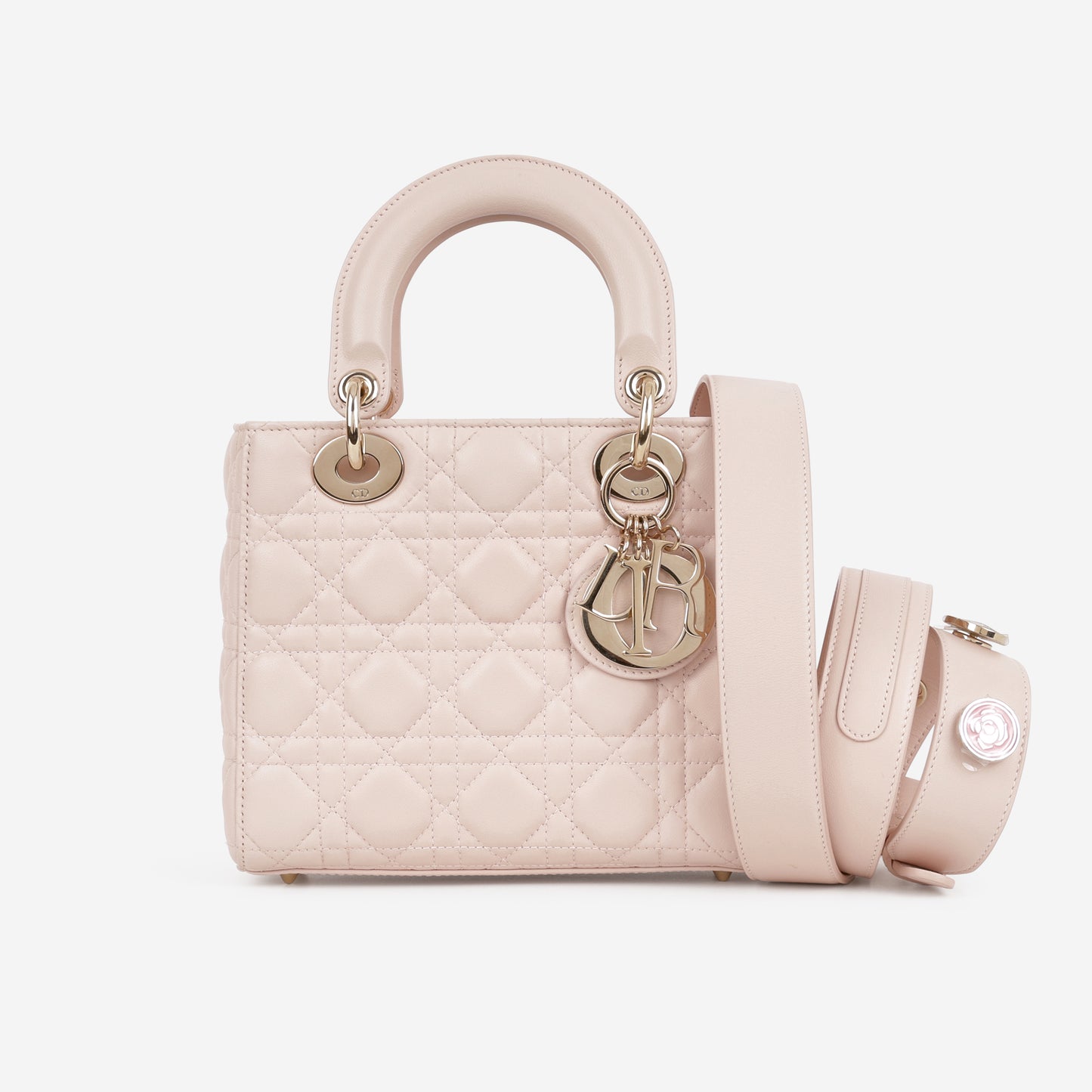 Dior ABCDior - Small Pale Pink Lambskin | Champagne Gold Hardware
