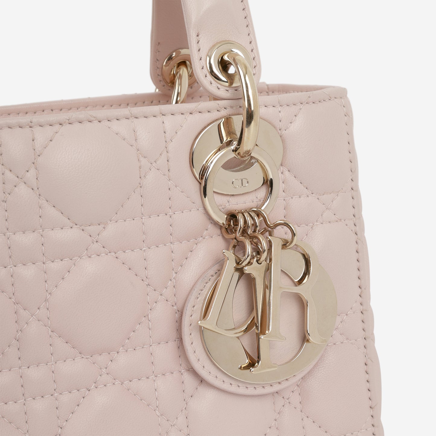 Dior ABCDior - Small Pale Pink Lambskin | Champagne Gold Hardware