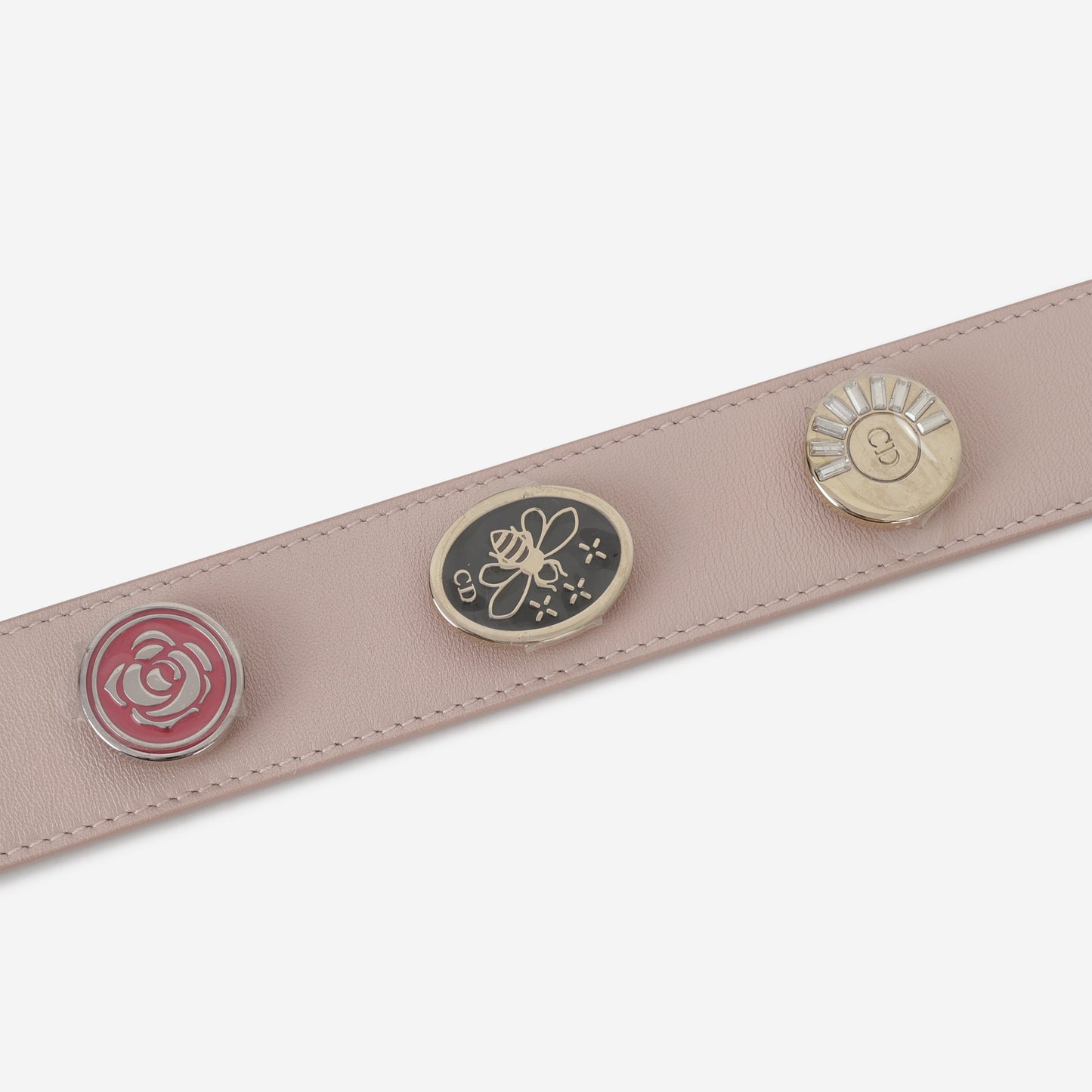 Dior ABCDior - Small Pale Pink Lambskin | Champagne Gold Hardware
