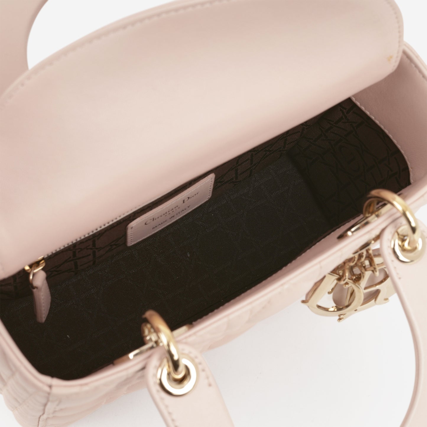 Dior ABCDior - Small Pale Pink Lambskin | Champagne Gold Hardware