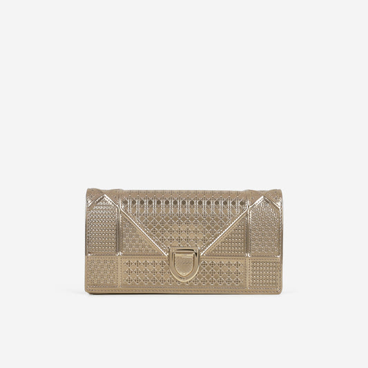 Dior Diorama WOC - Gold Microcannage | Champagne Gold Hardware