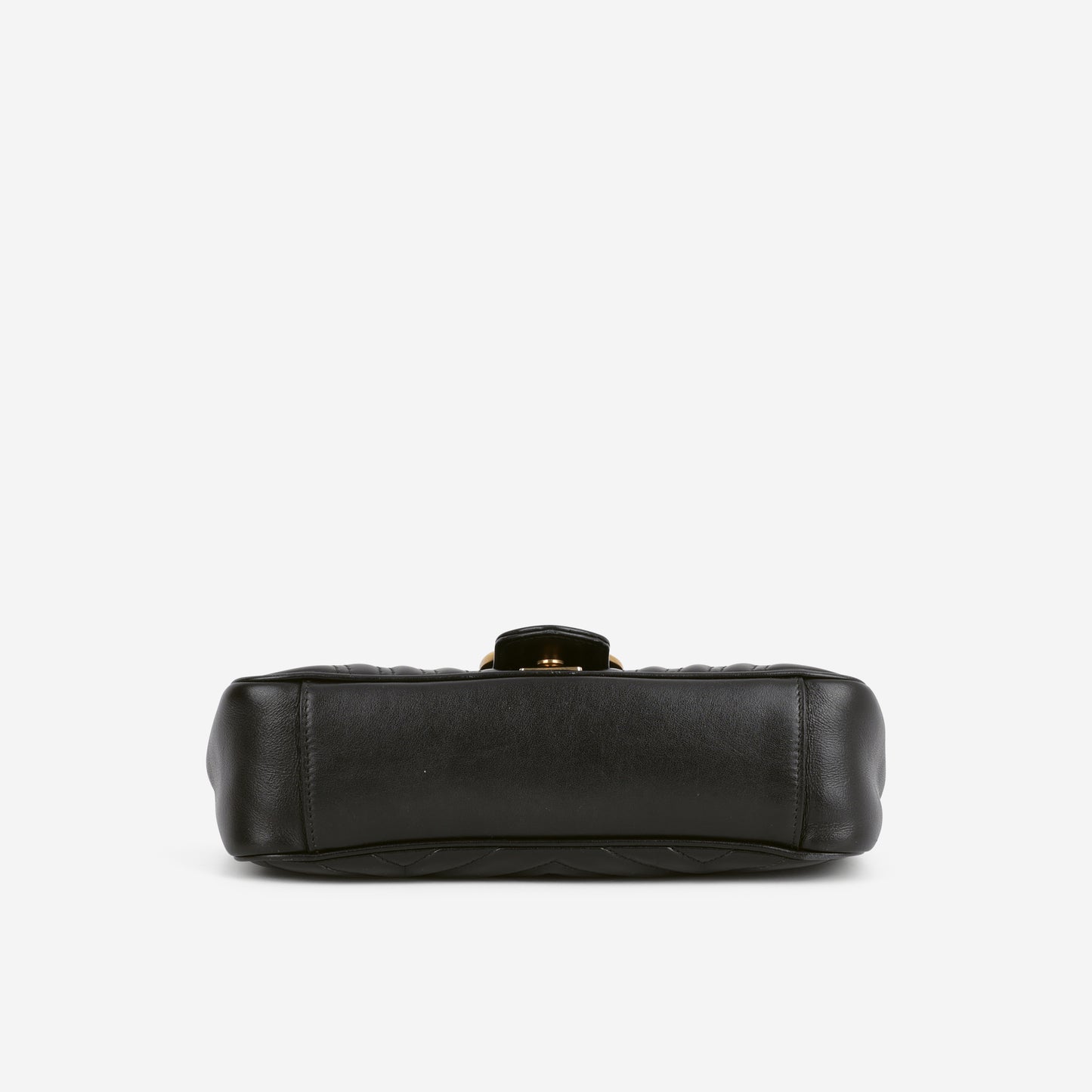 Gucci Medium GG Marmont - Black Calfskin | Gold Hardware