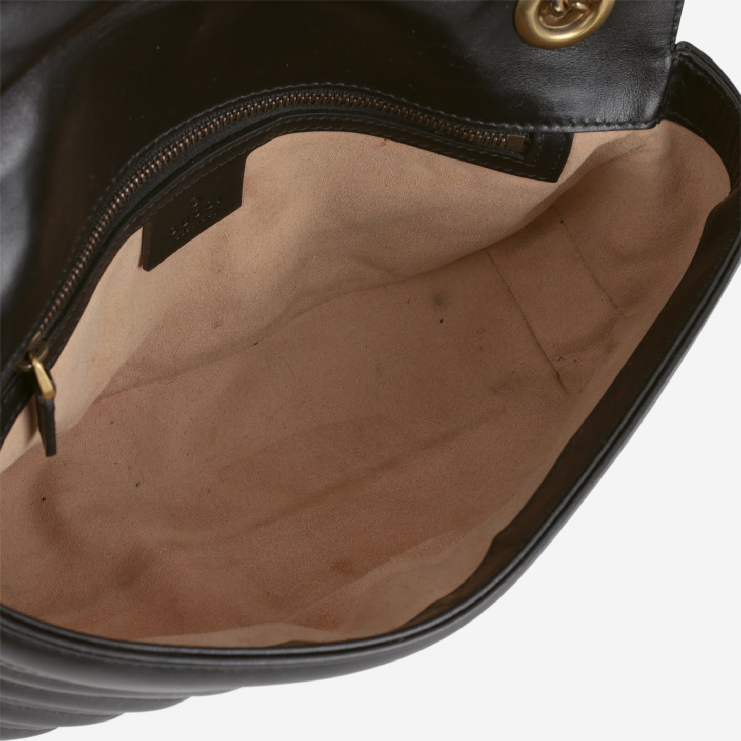 Gucci Medium GG Marmont - Black Calfskin | Gold Hardware
