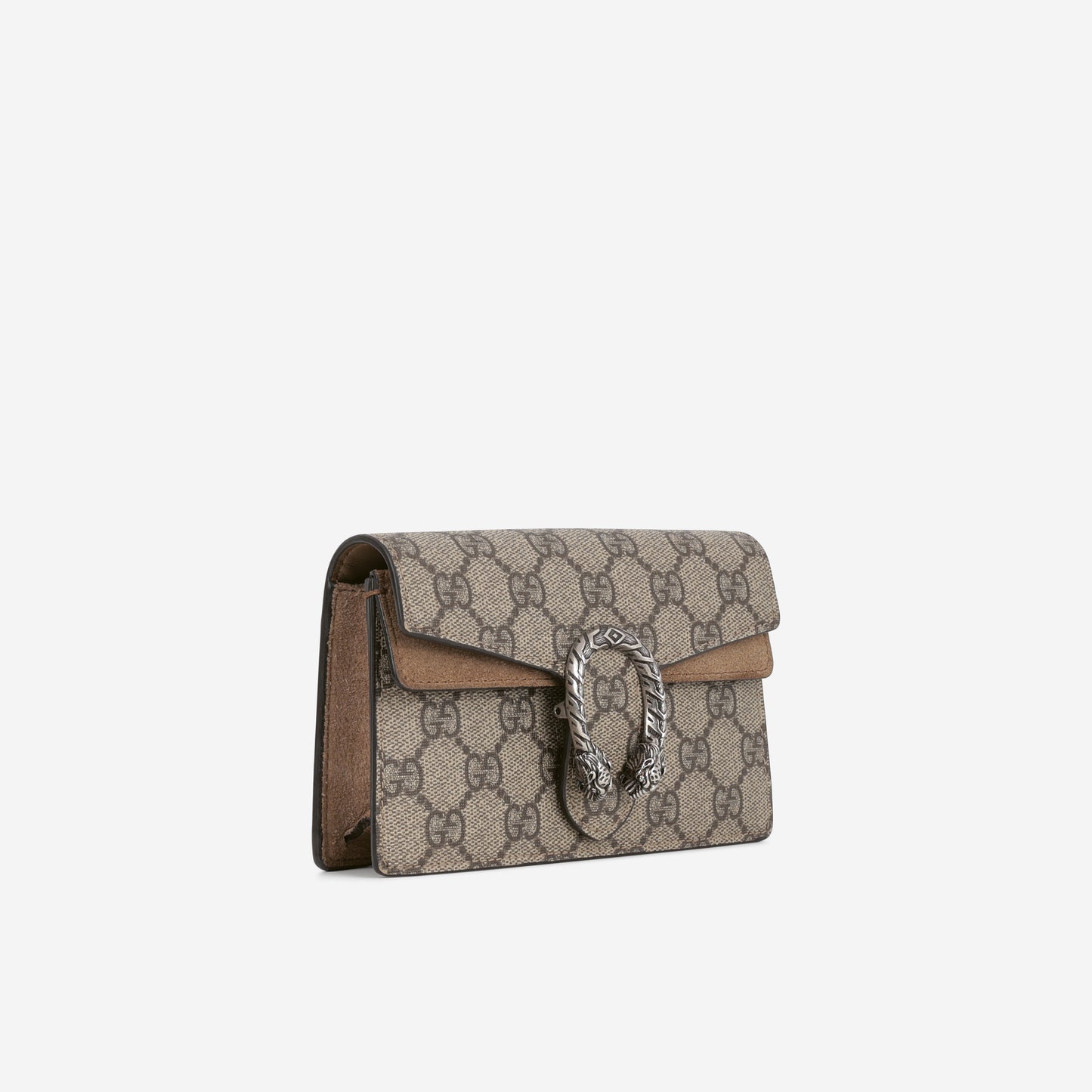 Gucci Super Mini Dionysus - Brown GG Supreme | Silver Hardware