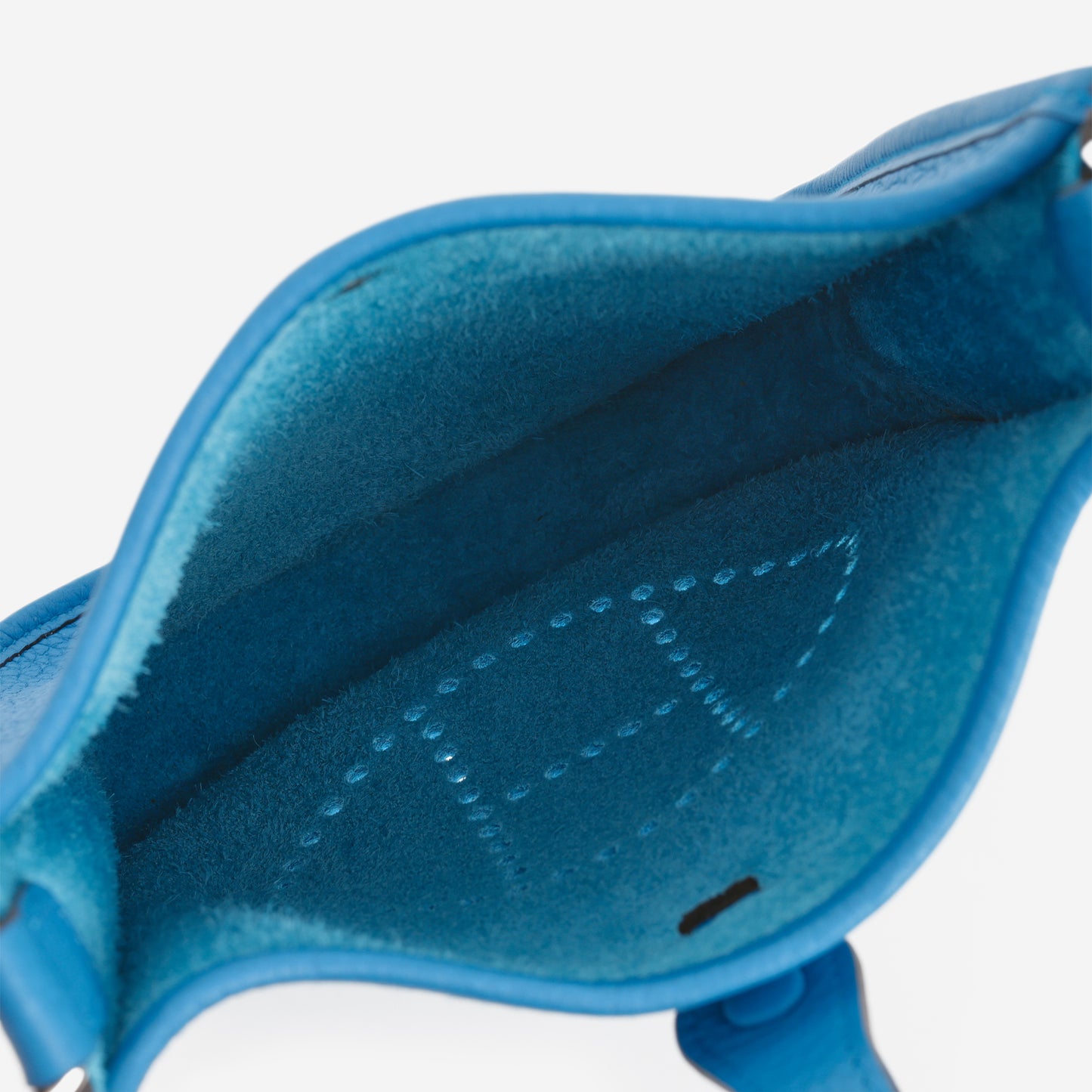 Hermès Mini Evelyne TPM - Bleu Zanzibar Clemence | Palladium Hardware