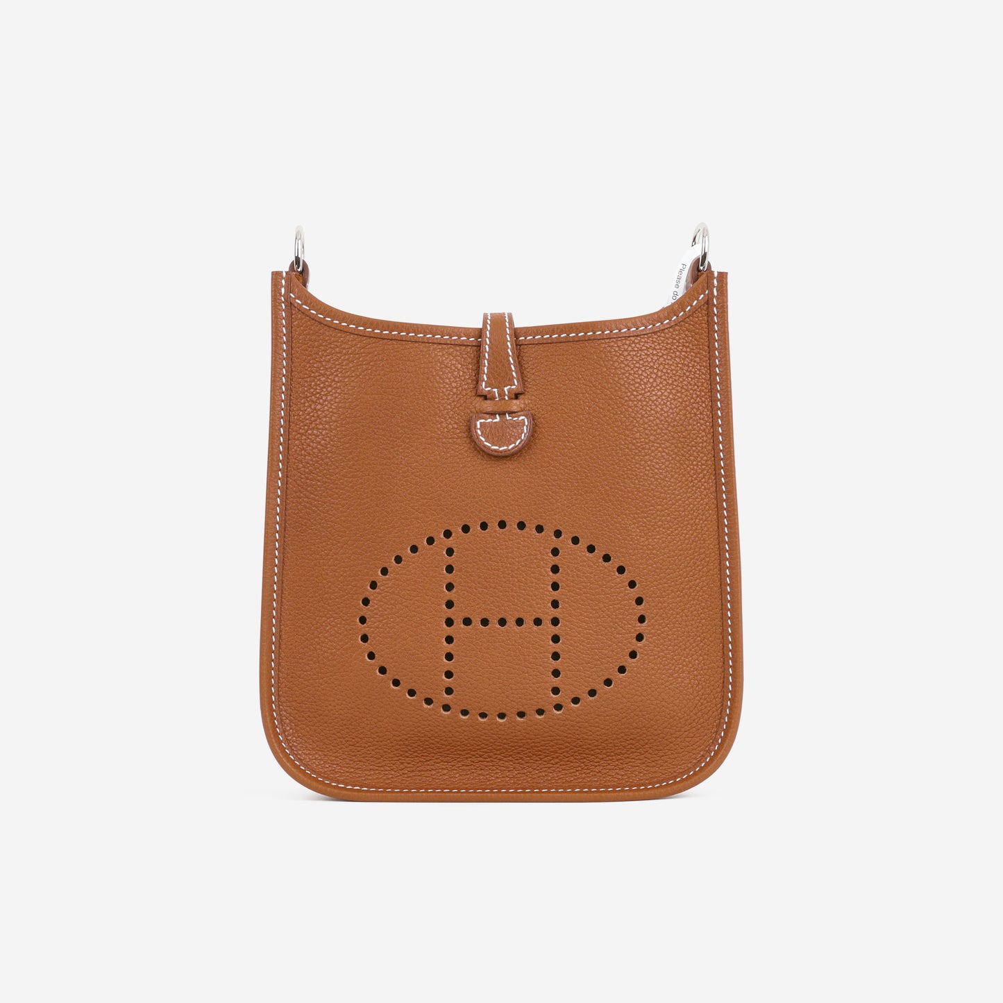 Hermès Mini Evelyne 16cm - Fauve Barenia Faubourg | Palladium Hardware