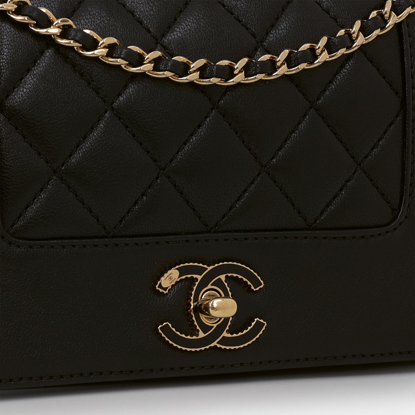 Chanel Small Mademoiselle Flap Bag - Black Lambskin | Gold Hardware