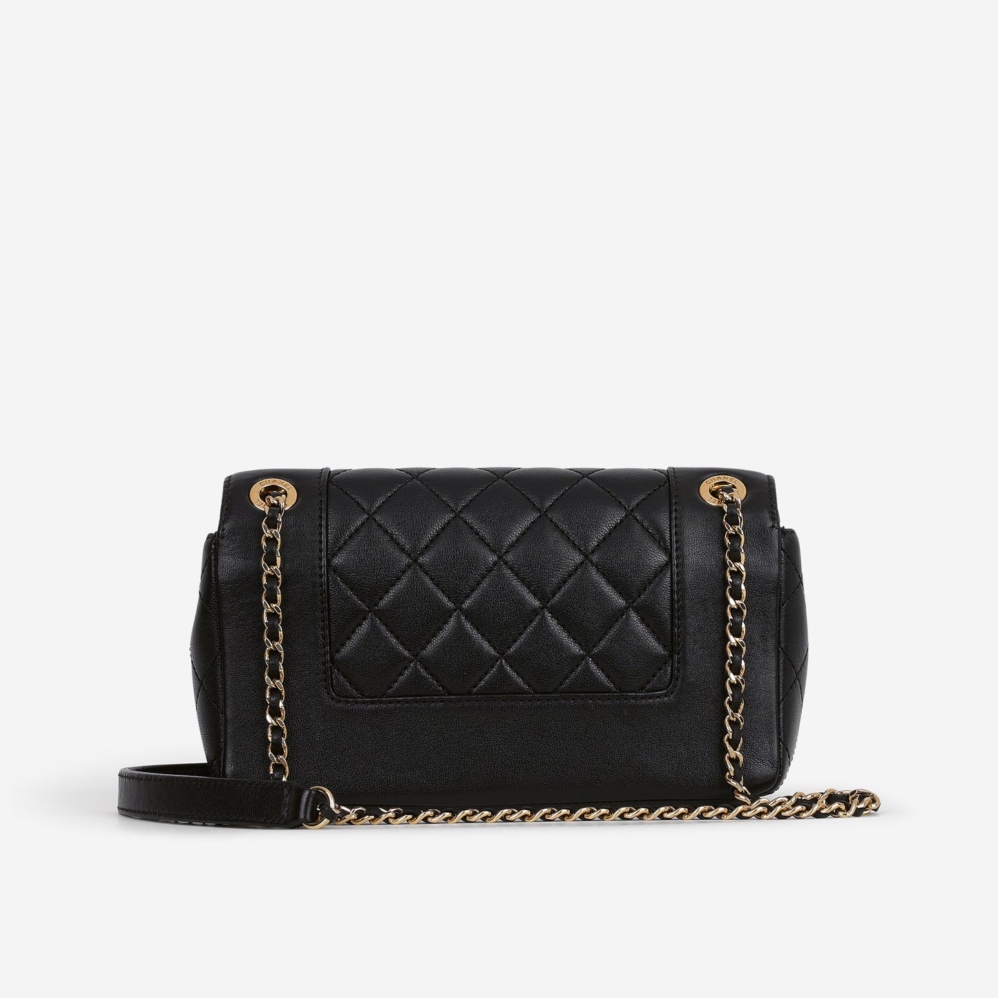 Chanel Small Mademoiselle Flap Bag - Black Lambskin | Gold Hardware