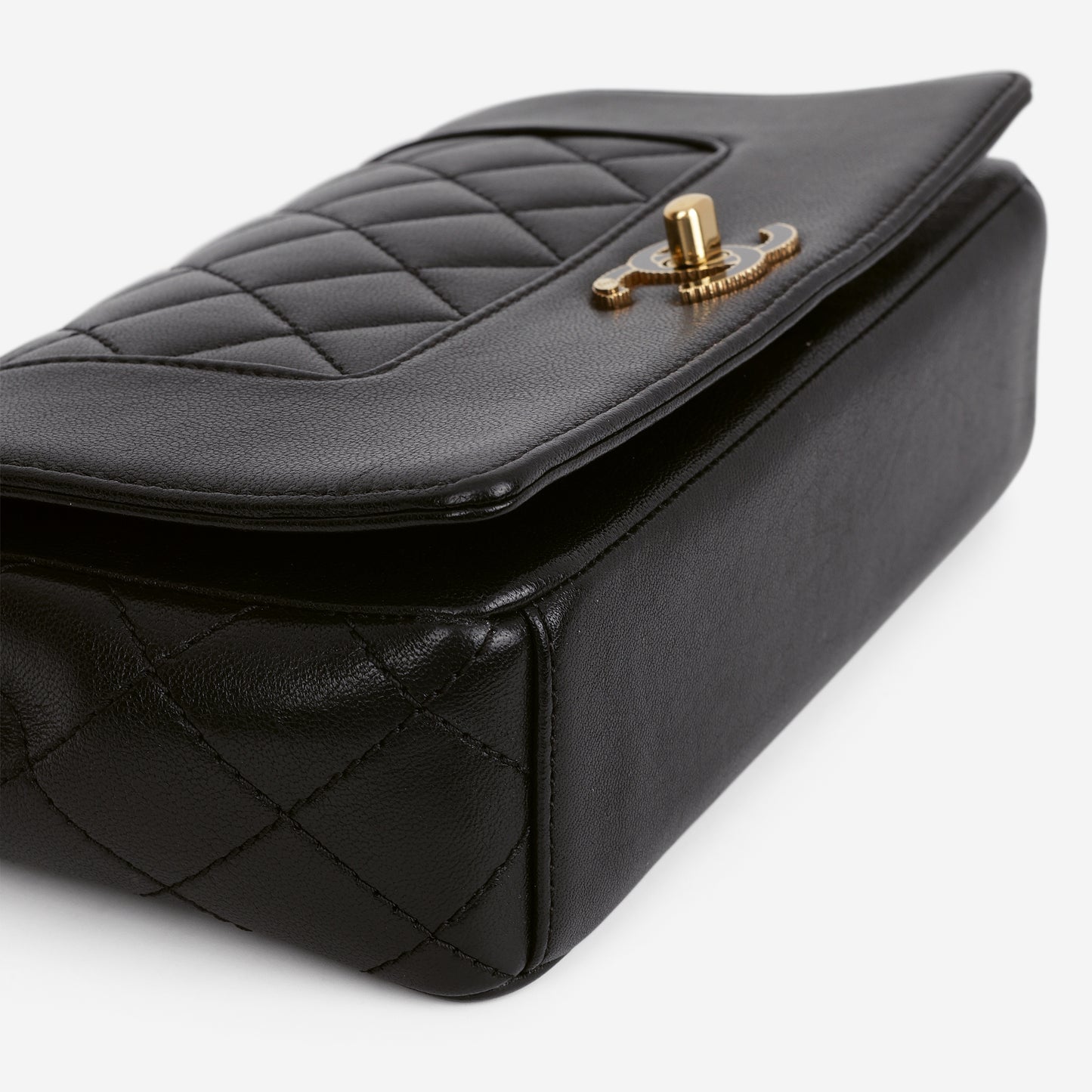 Chanel Small Mademoiselle Flap Bag - Black Lambskin | Gold Hardware