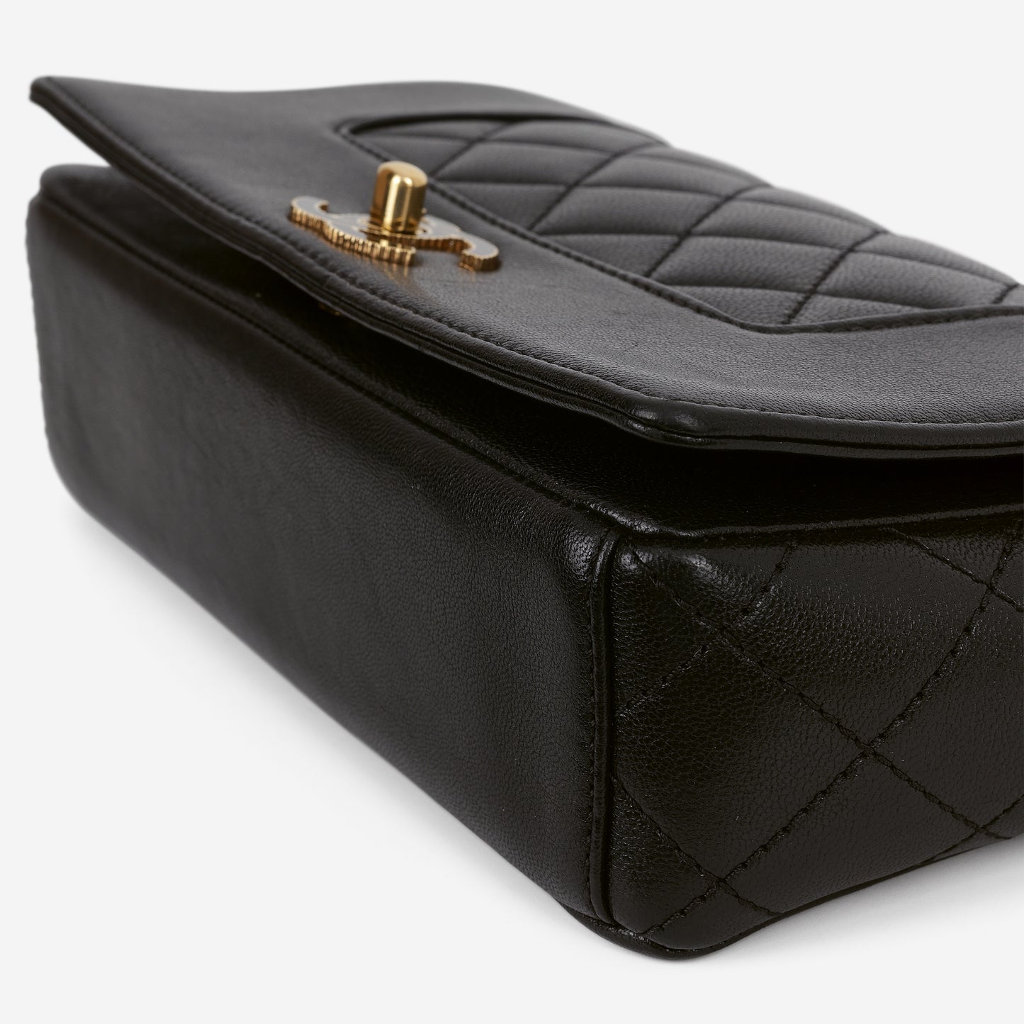 Chanel Small Mademoiselle Flap Bag - Black Lambskin | Gold Hardware
