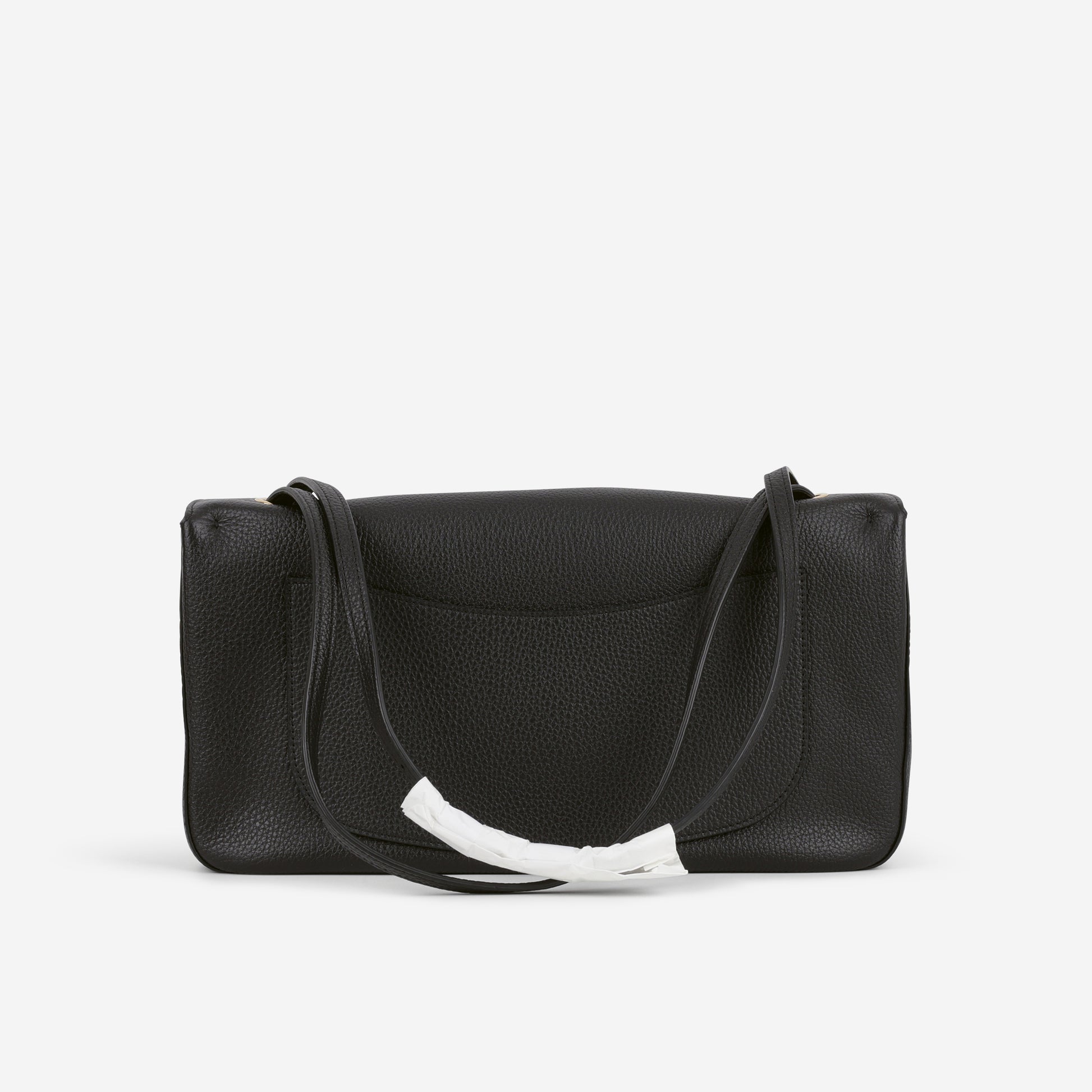 Chanel Maxi Flap 32 Bag - Black Grained Calfskin | Gold Hardware - Bagista