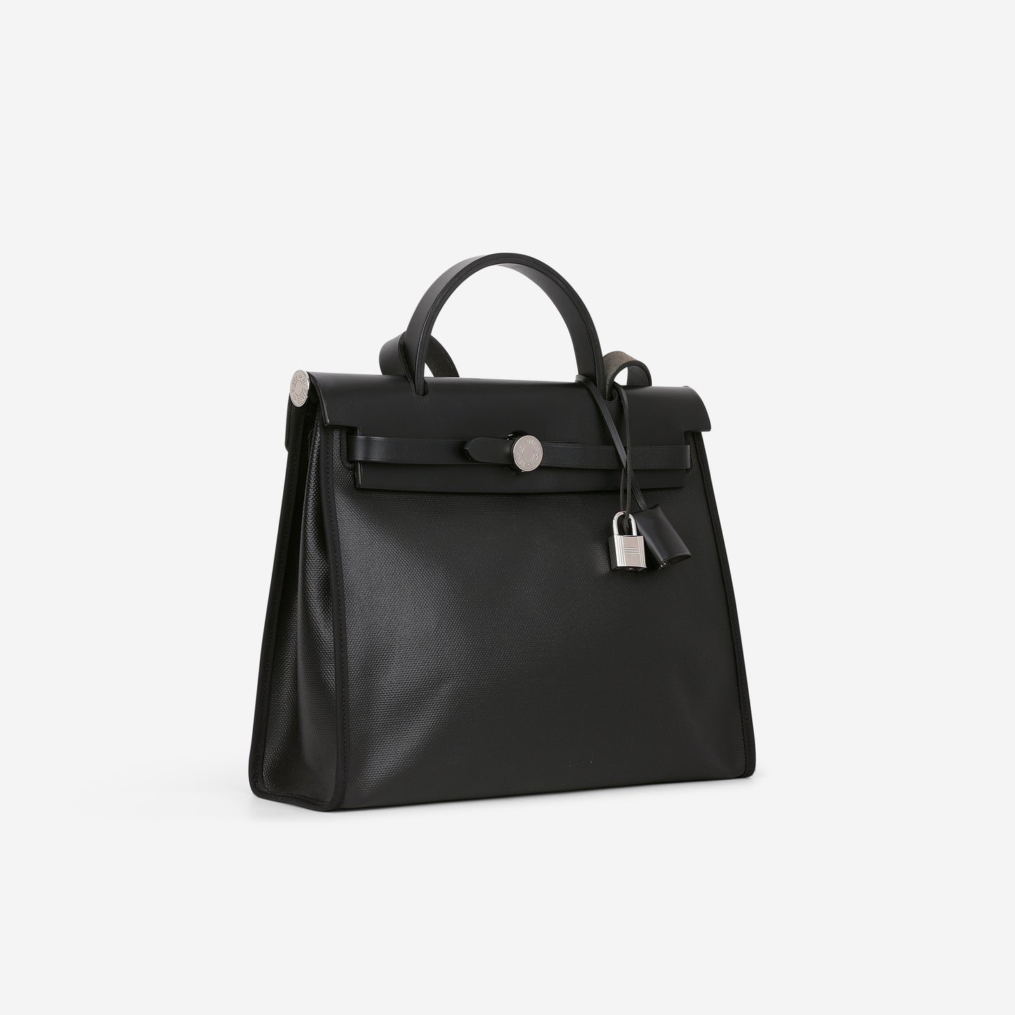 Hermés Herbag 31 - Noir Berline Toile / Hunter | Palladium Hardware