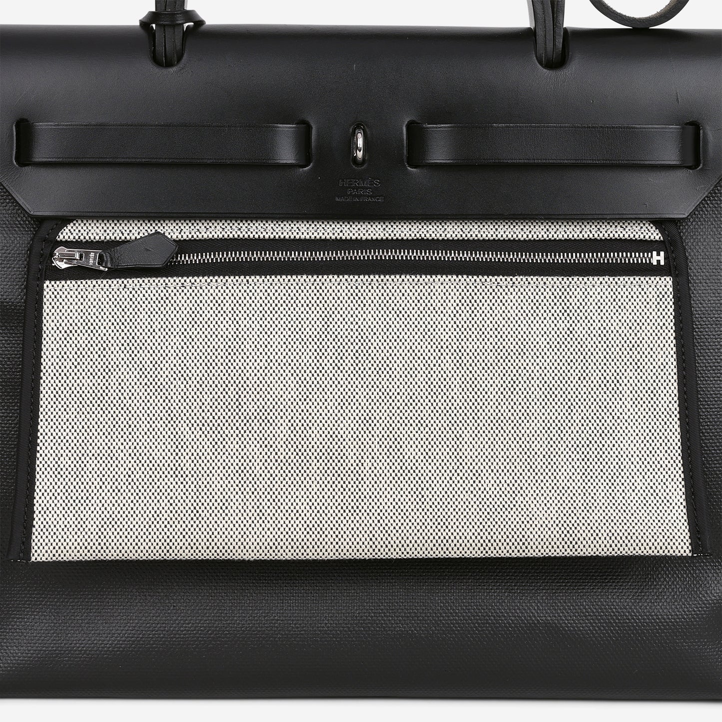 Hermés Herbag 31 - Noir Berline Toile / Hunter | Palladium Hardware
