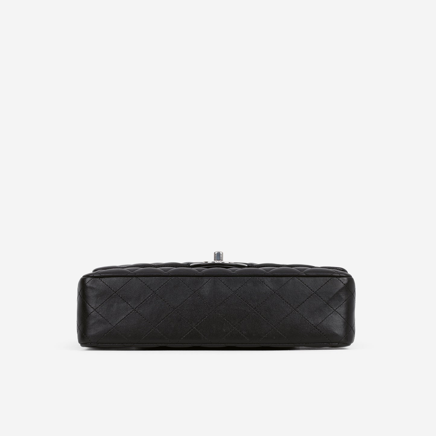 Chanel Medium Classic Flap - Black Lambskin | Silver Hardware
