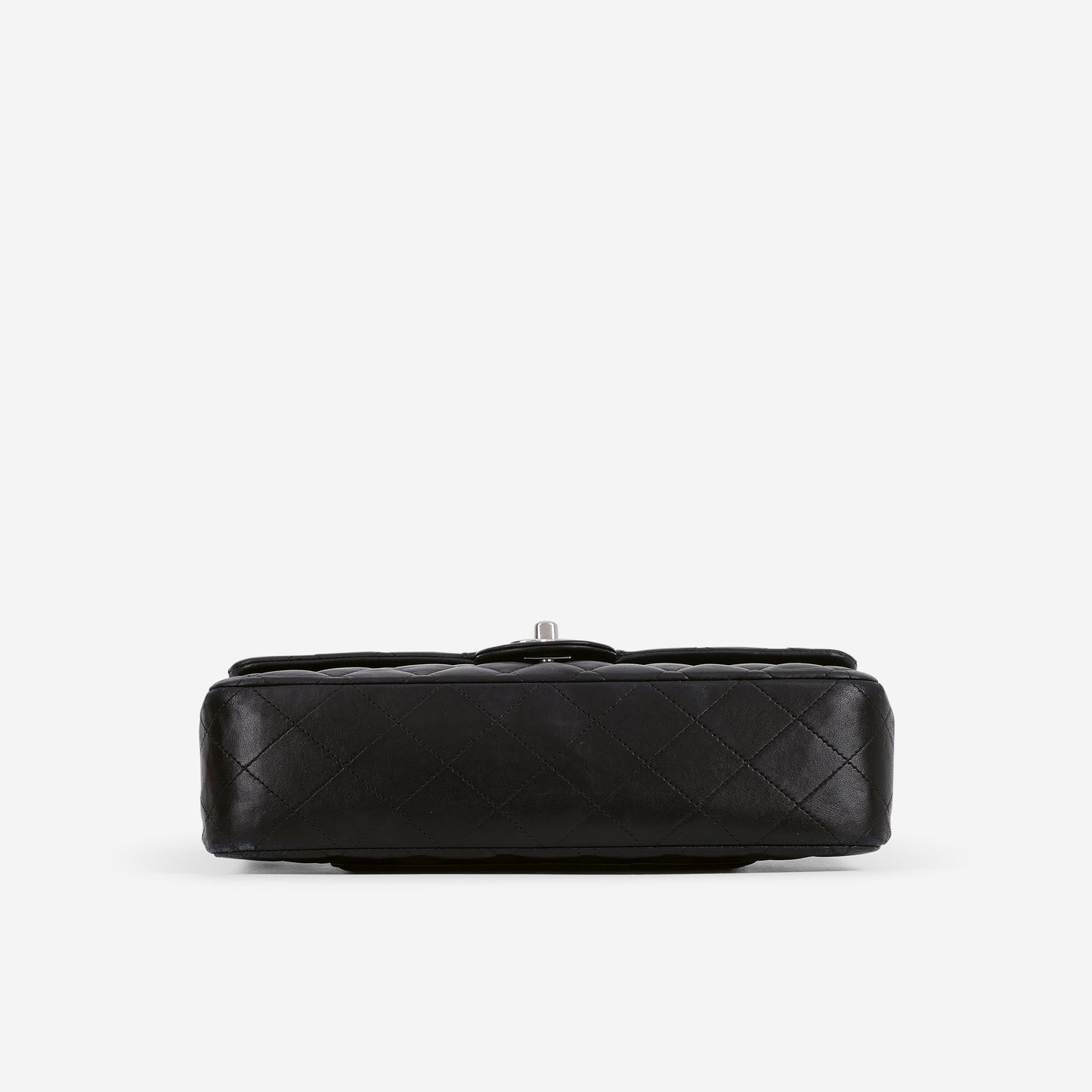 Chanel Medium Classic Flap - Black Lambskin | Silver Hardware