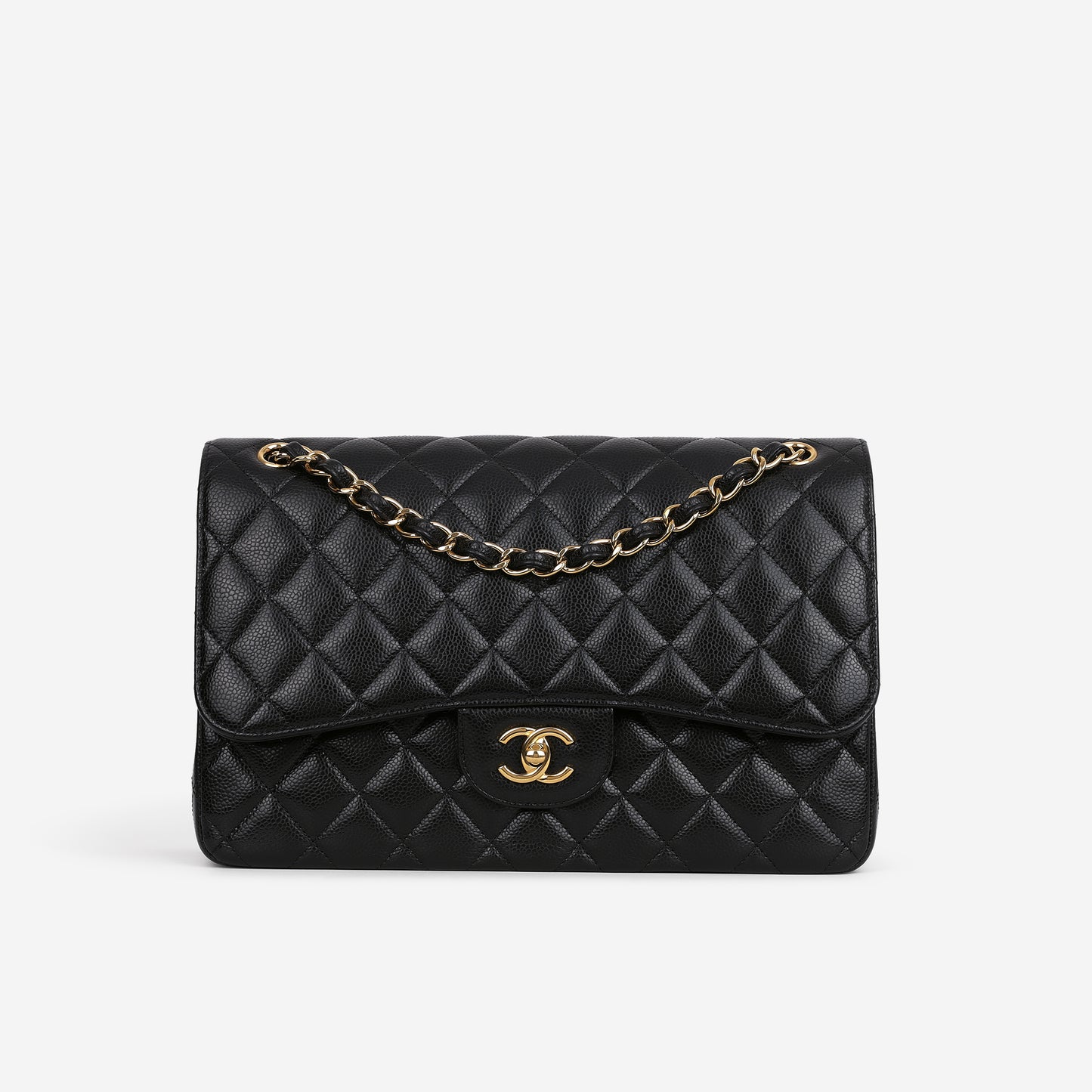Chanel Jumbo Classic Flap - Black Caviar | Gold Hardware